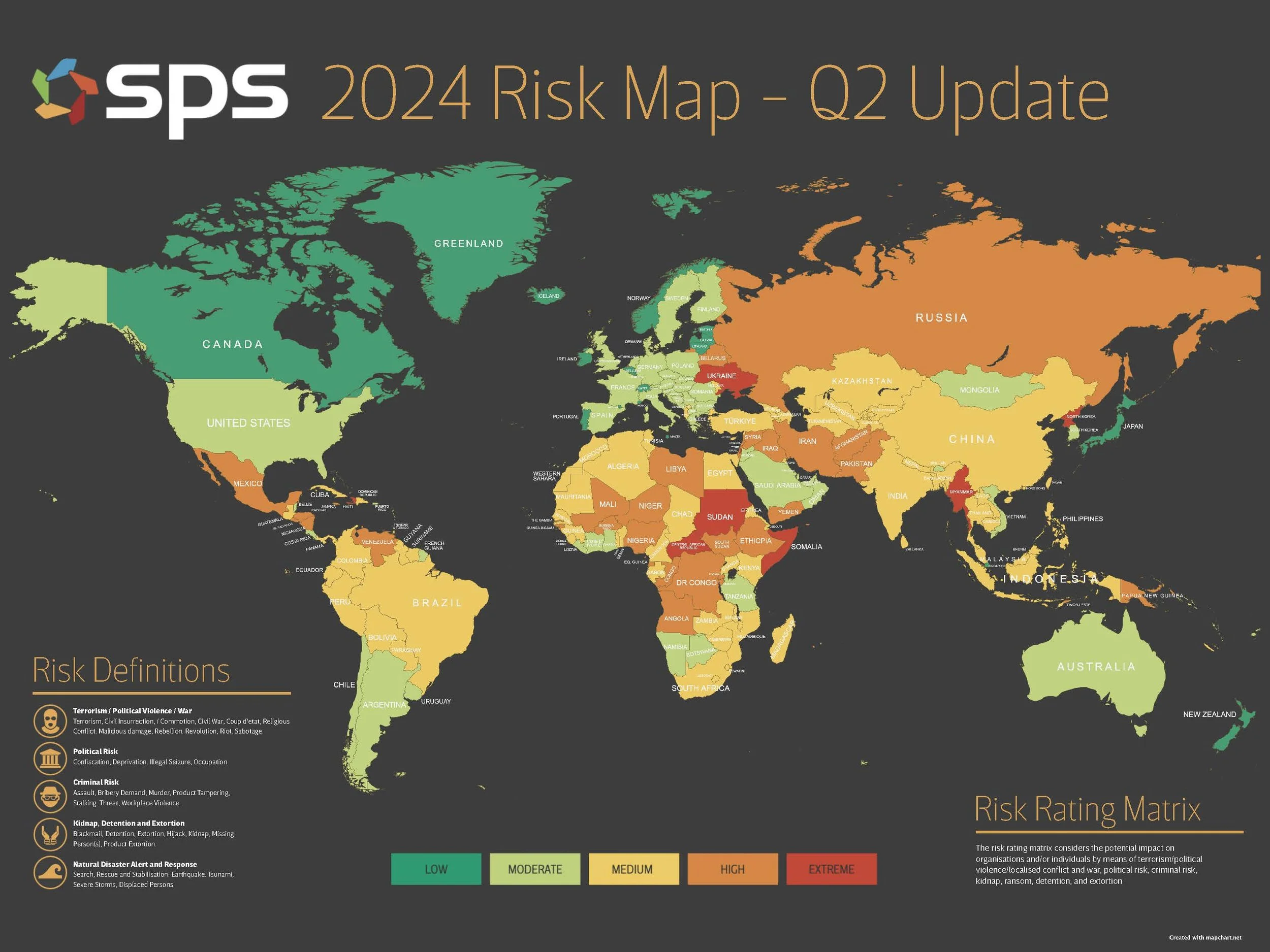 Data Risks Q2 2024 SPS 2024 Q2 Update Risk Map — SPS - a Concentric Company