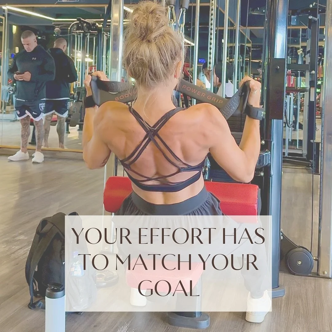 Everyone has the goal&hellip; But your effort has to match it

If you tell your coach you want to achieve something, whether it be a physique transformation, increase in strength, improving confidence, or structure, that&rsquo;s great. But that goal 