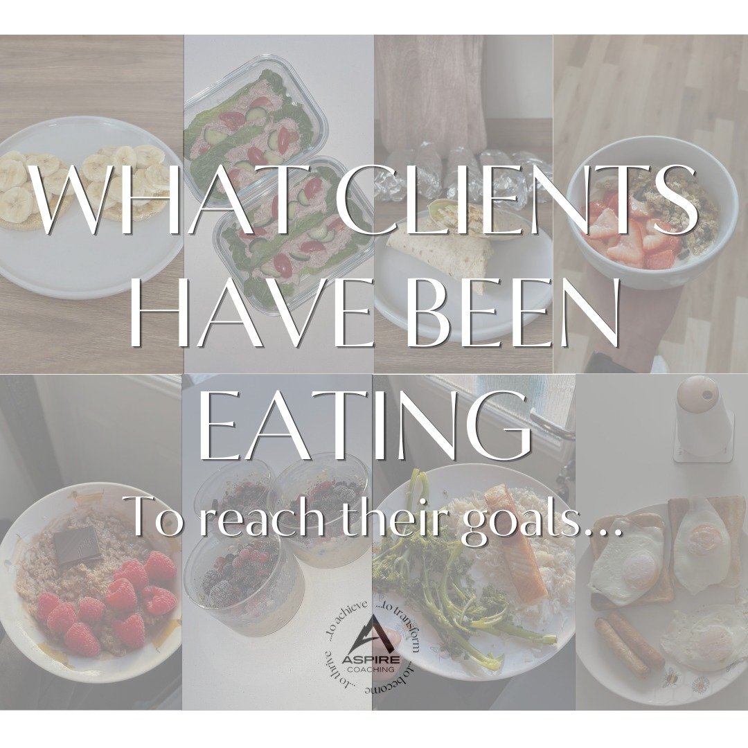 What my clients have been eating this week while working towards their goals 👇

These meals come from a mix of shift workers, students, hairdressers, busy mums and people juggling full-time jobs.

No detoxes&hellip;No cutting out food groups&hellip;