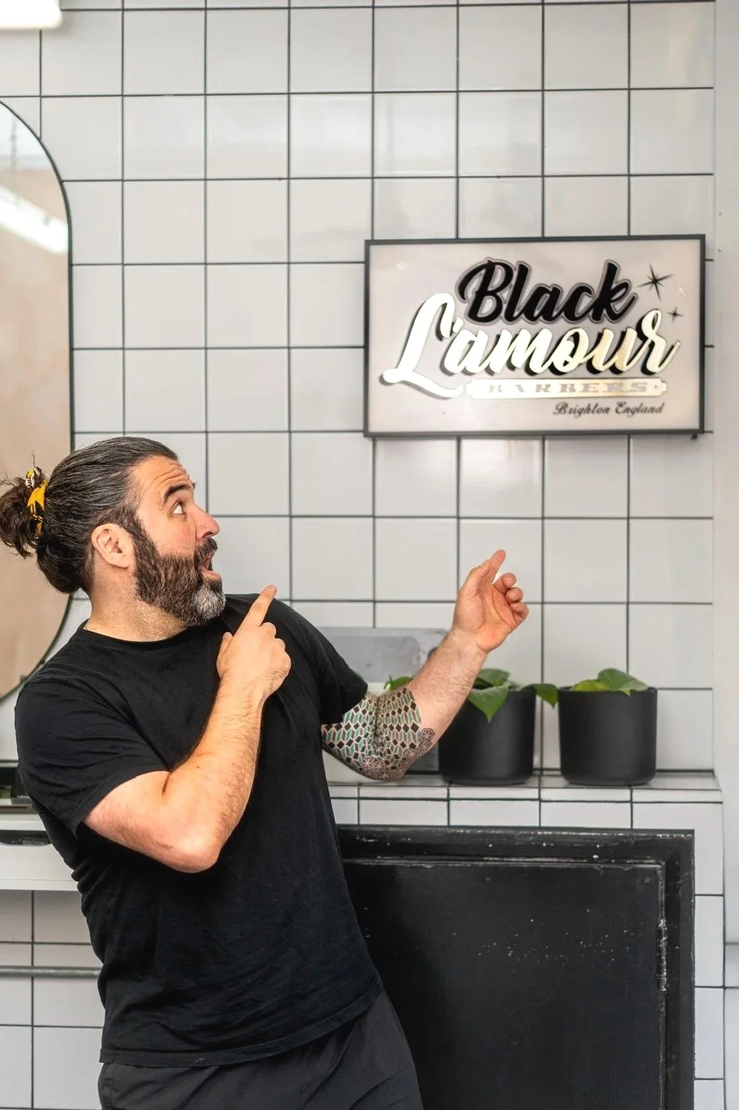 Dan at Black L'amour Barbers Brighton