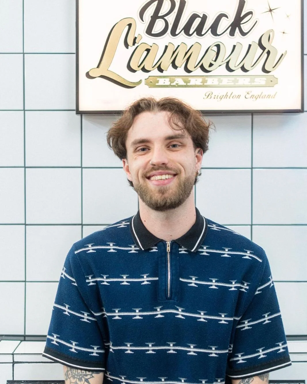 Charlie at Black L'amour Barbers Brighton