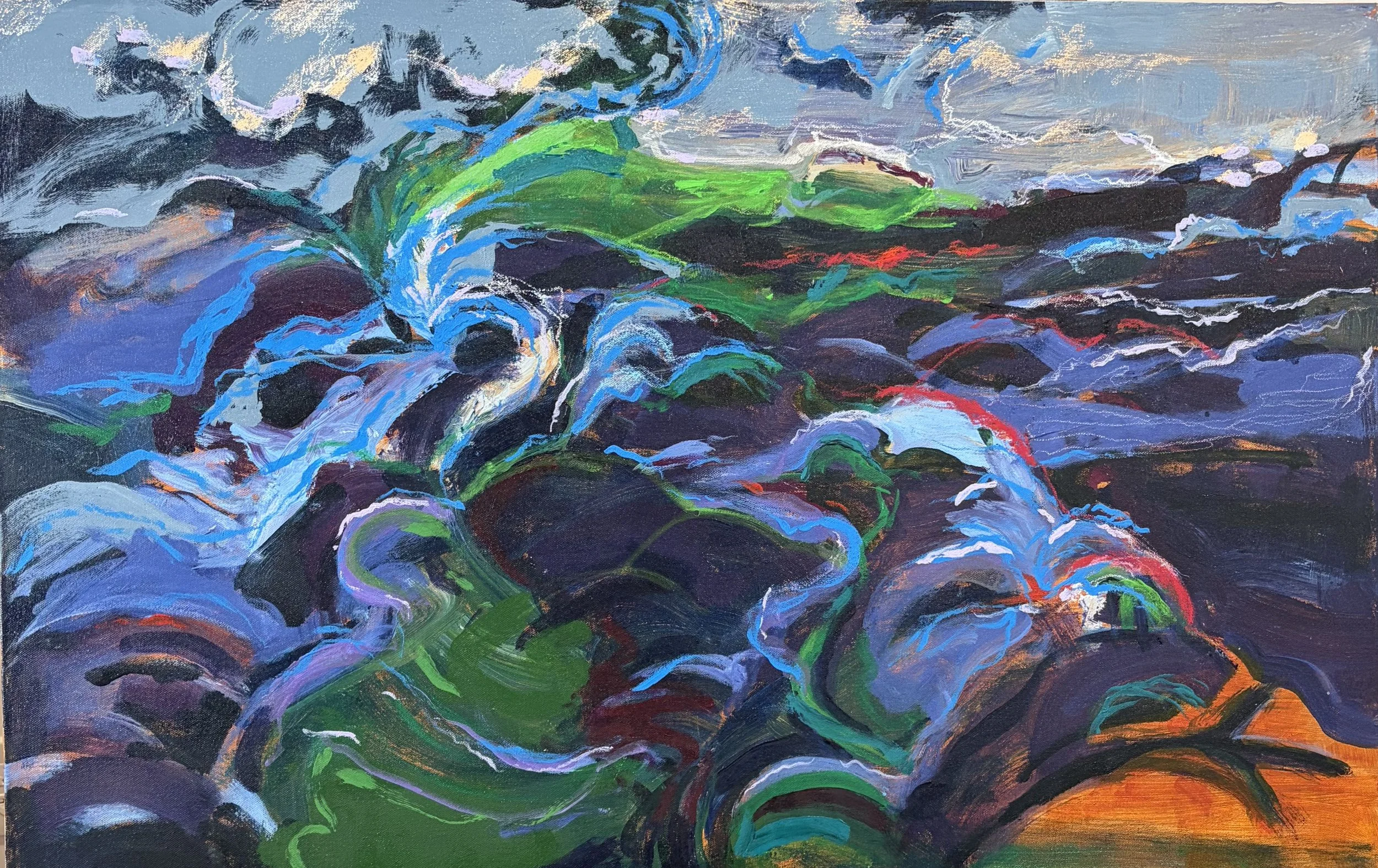 Ravine: Homage to Van Gogh