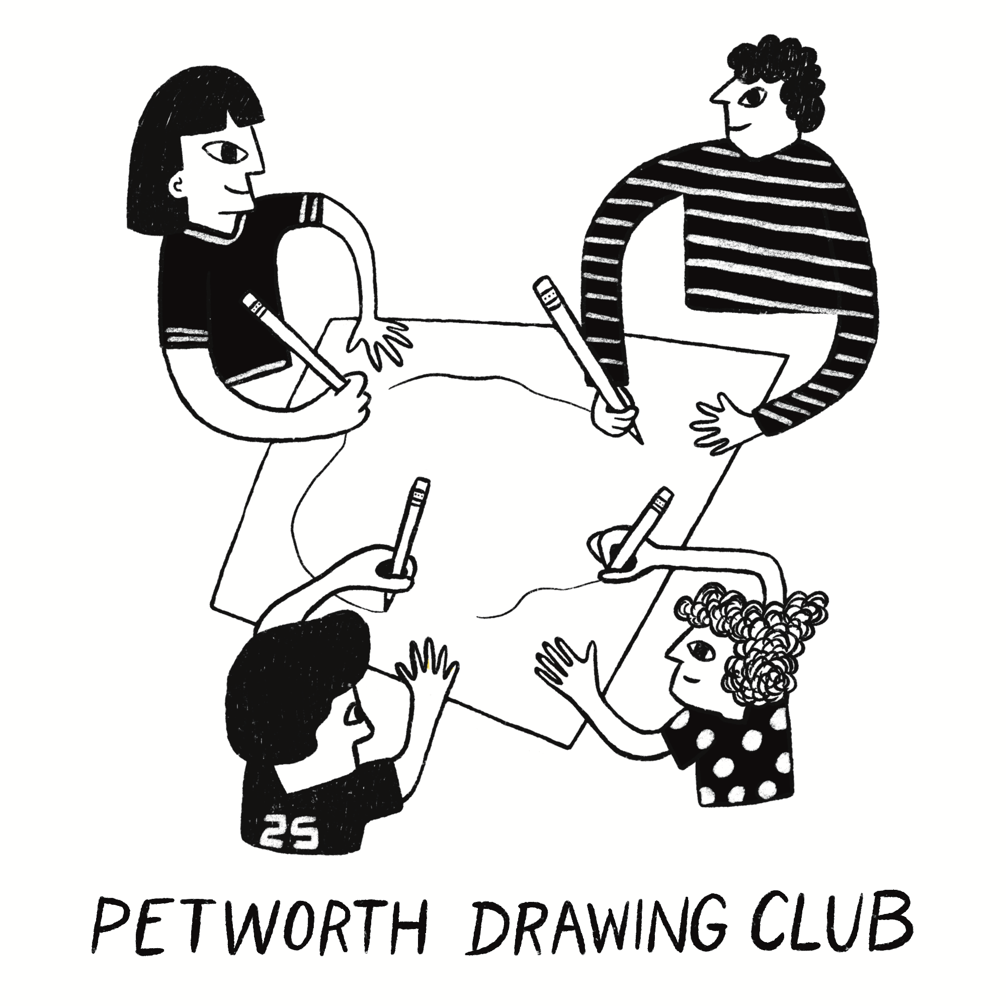 Poster project: Petworth Drawing Club