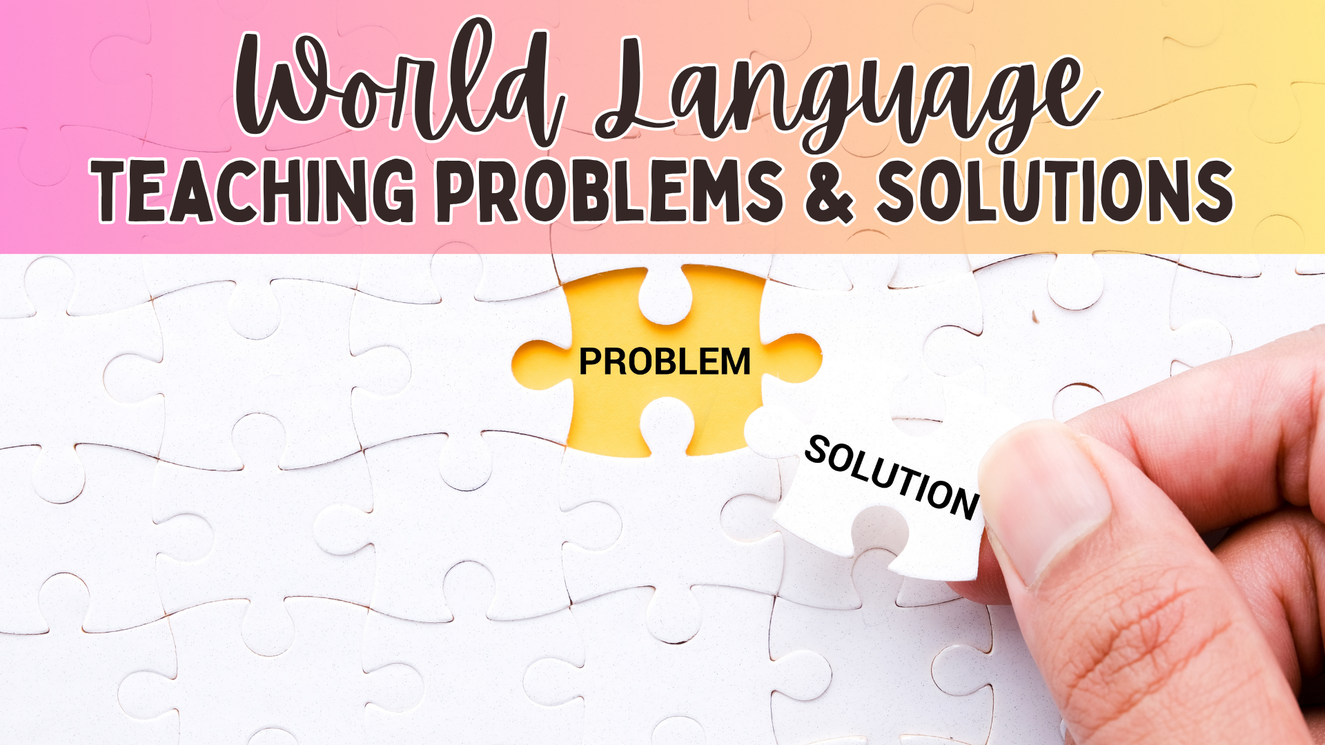 Teaching Problems and Solutions