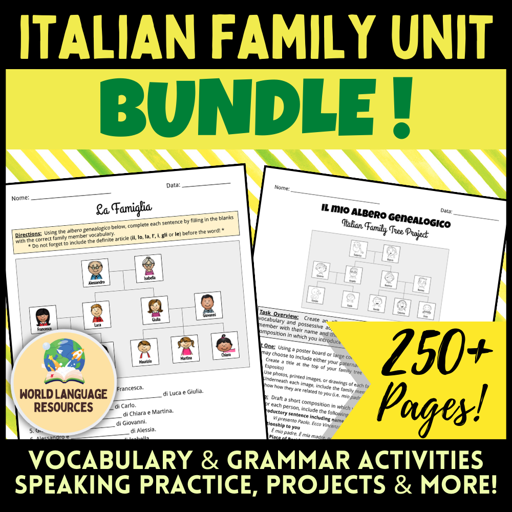 Italian Family Unit - La famiglia
