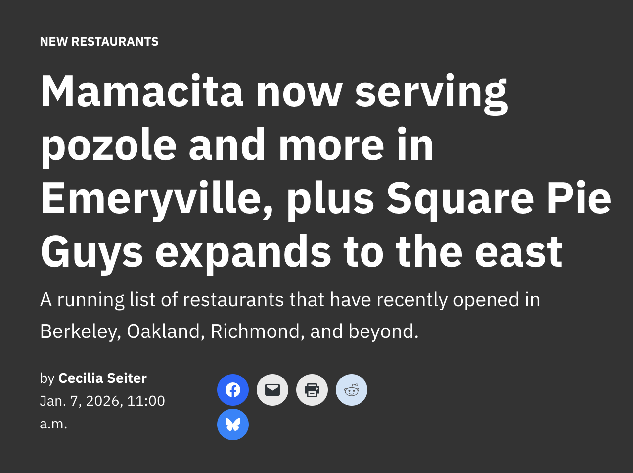 Mamacita now serving pozole and more in Emeryville, plus Square Pie Guys expands to the east