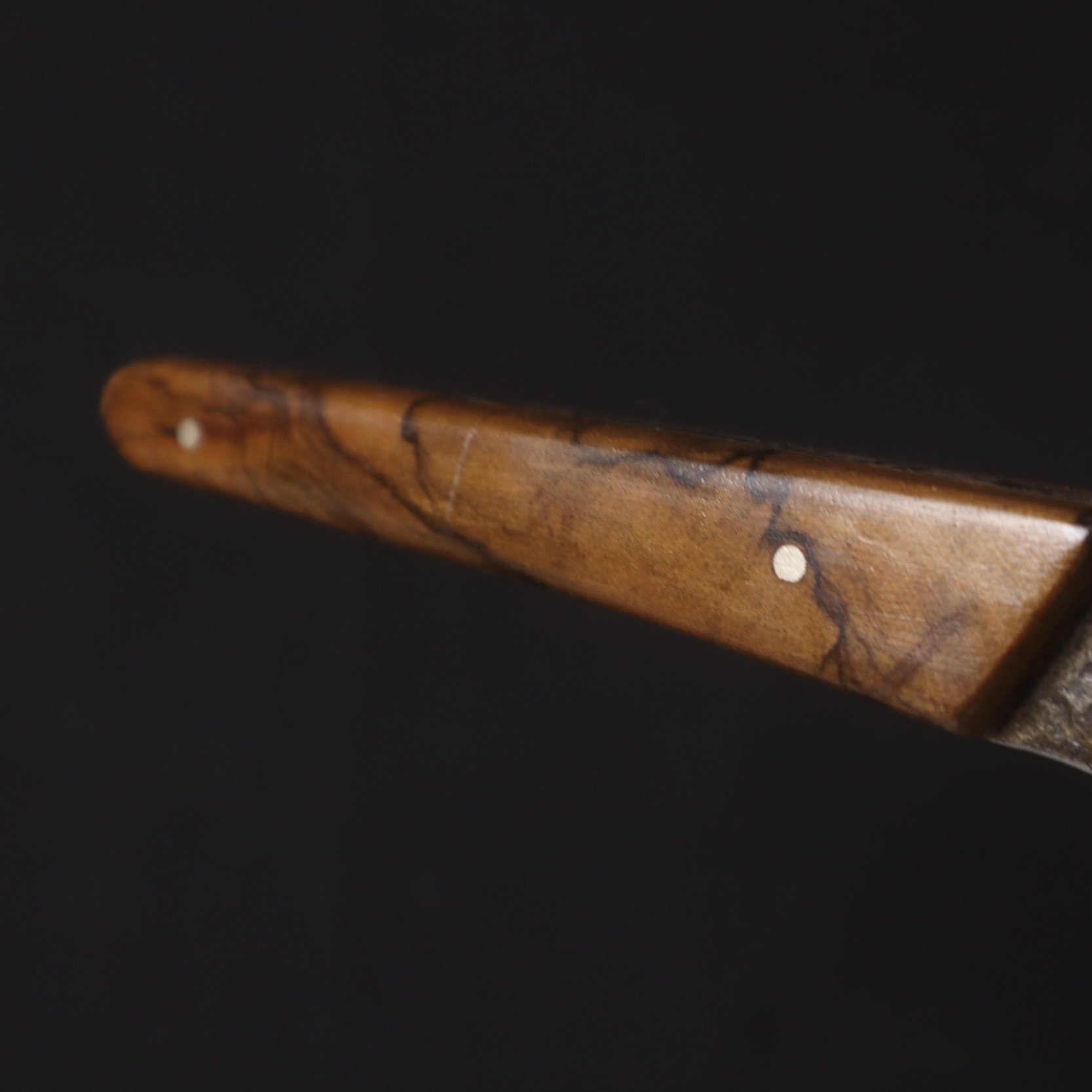 5160 utility knife full tang irokko wood handmade forged-1