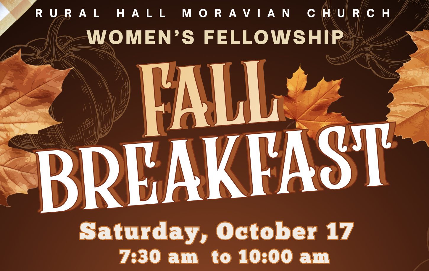 Women's Fellowship Fall Breakfast