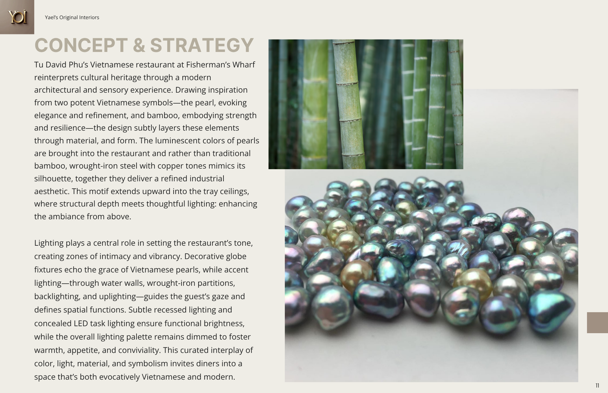 Concept and Strategy