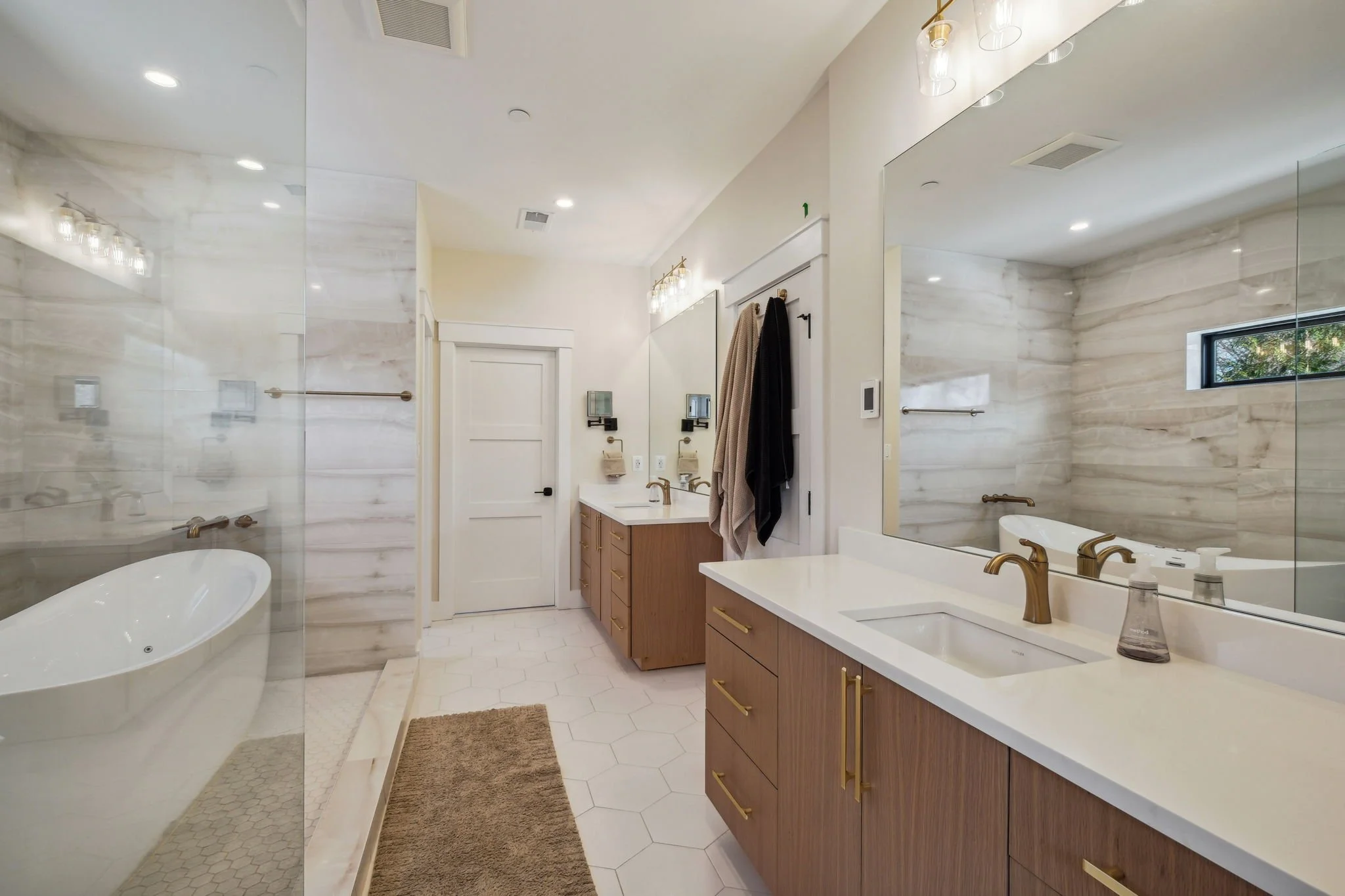 Primary Bathroom Dual Vanities