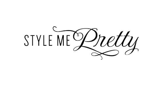 style me pretty wedding publication logo