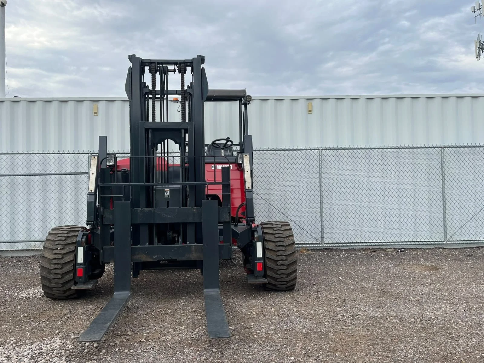 2018 Moffett M8 55.4P mast and forks 5500 lb capacity