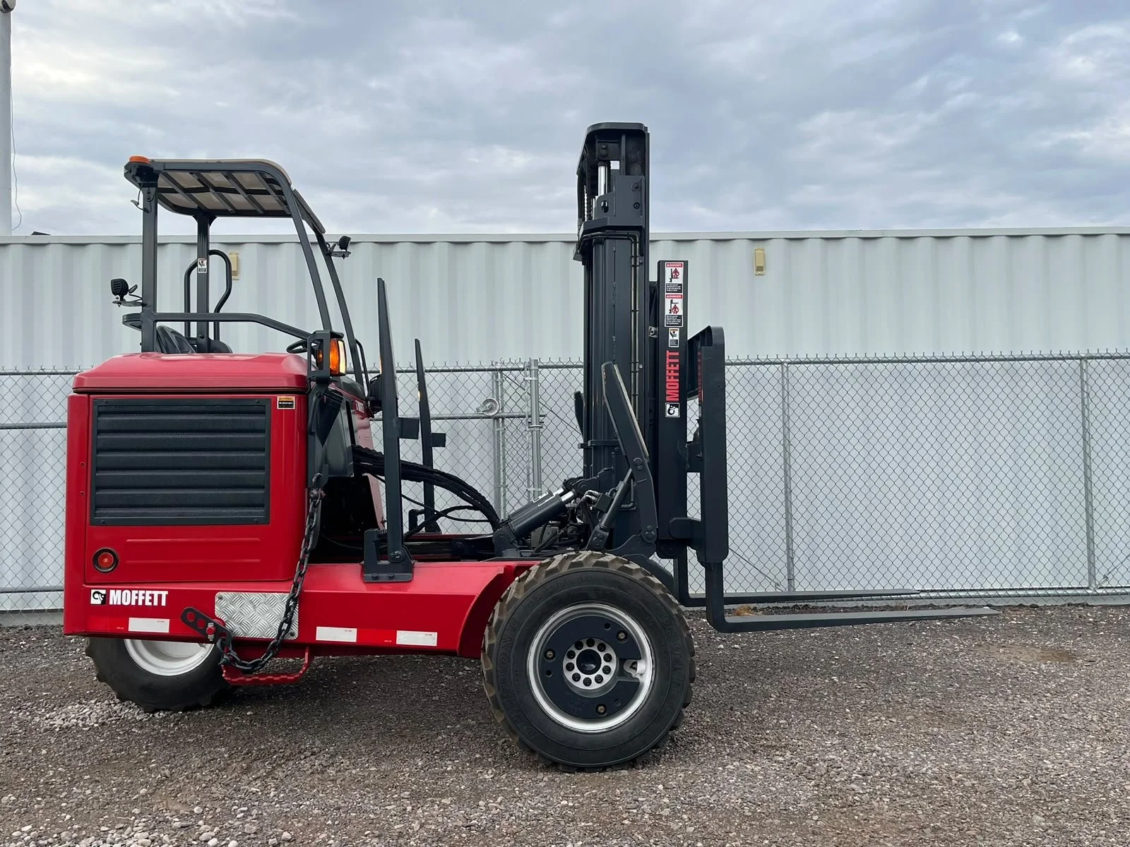 2018 Moffett M8 55.4P KOHLER engine piggyback forklift