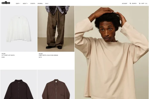 Website: a second look on the homepage, with new pieces beside it