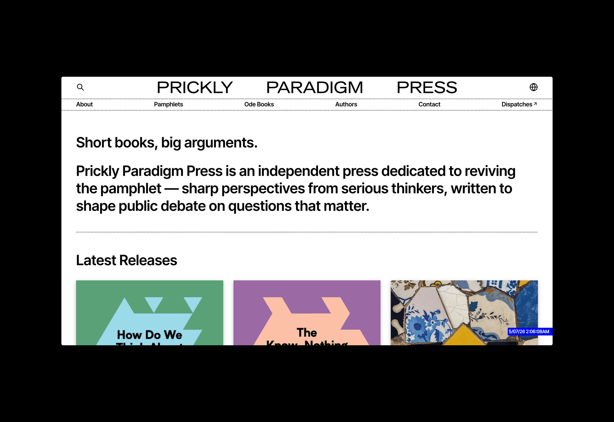 Prickly Paradigm Press