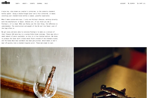 Website: Theodore Jahng’s story, text above photos of the Next Door wine key