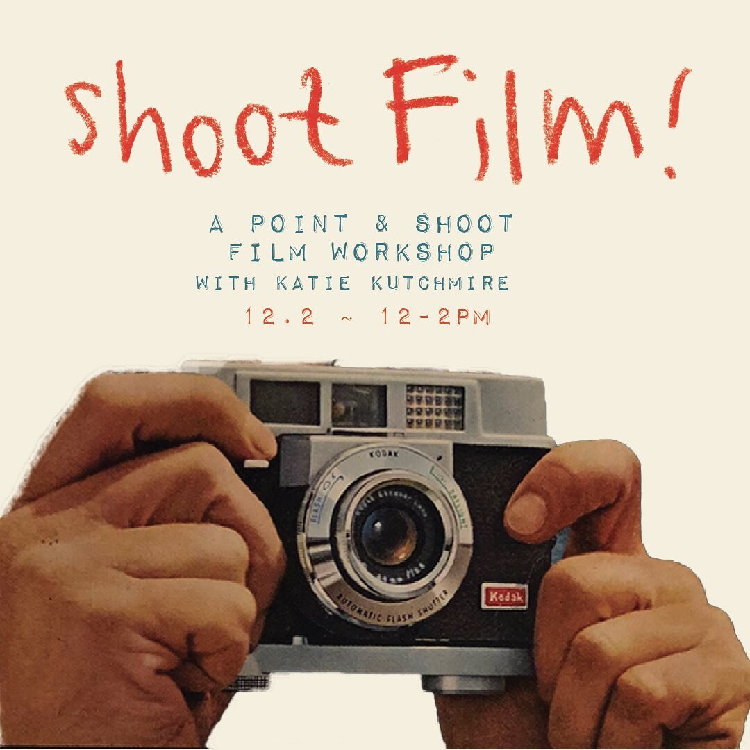 !!! ok ok ok time to demystify film photography in this point &amp; shoot film workshop with photographer Katie Kutchmire &lt;3

We&rsquo;ll spend an afternoon in the studio learning film basics &amp; putting them into practice shooting portraits, li