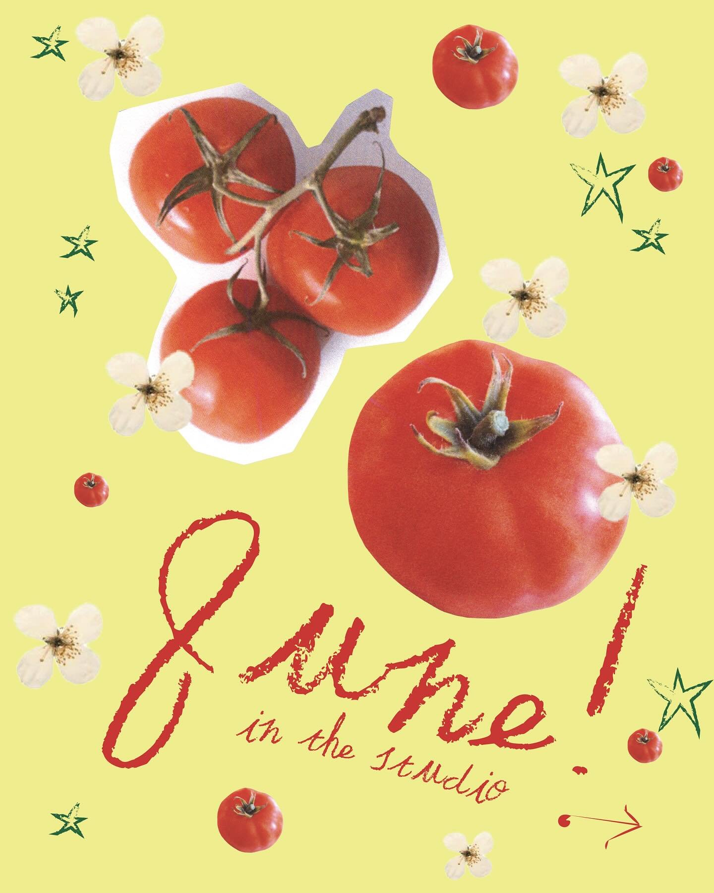 June!!!! 🍅 Summer is HERE &amp; we could not be more excited to craft it away with u xx Lots of outdoor options, adult summer camp, and a community pride event &mdash; see you there 💫
