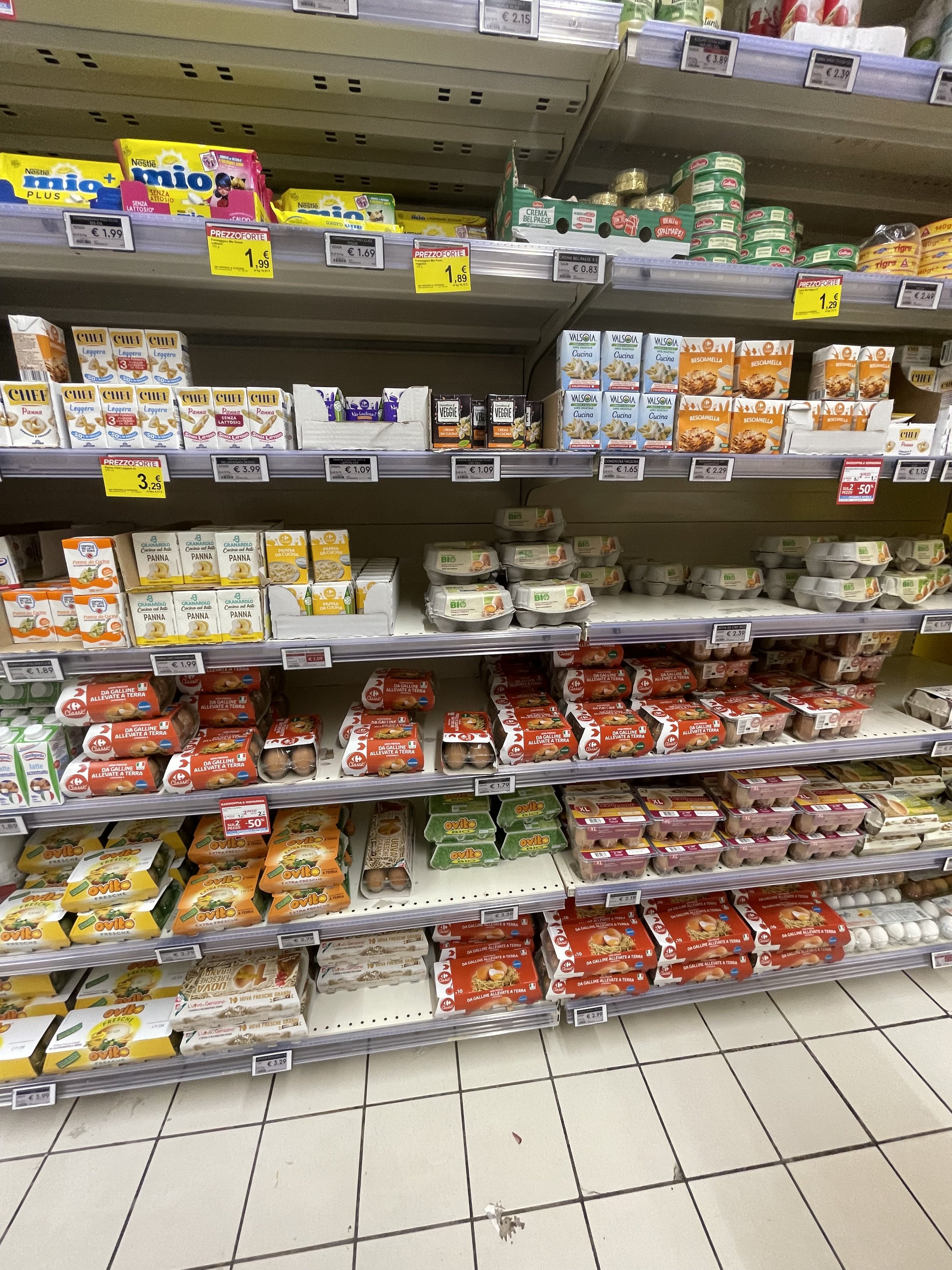 Carrefour Market Rome Italy