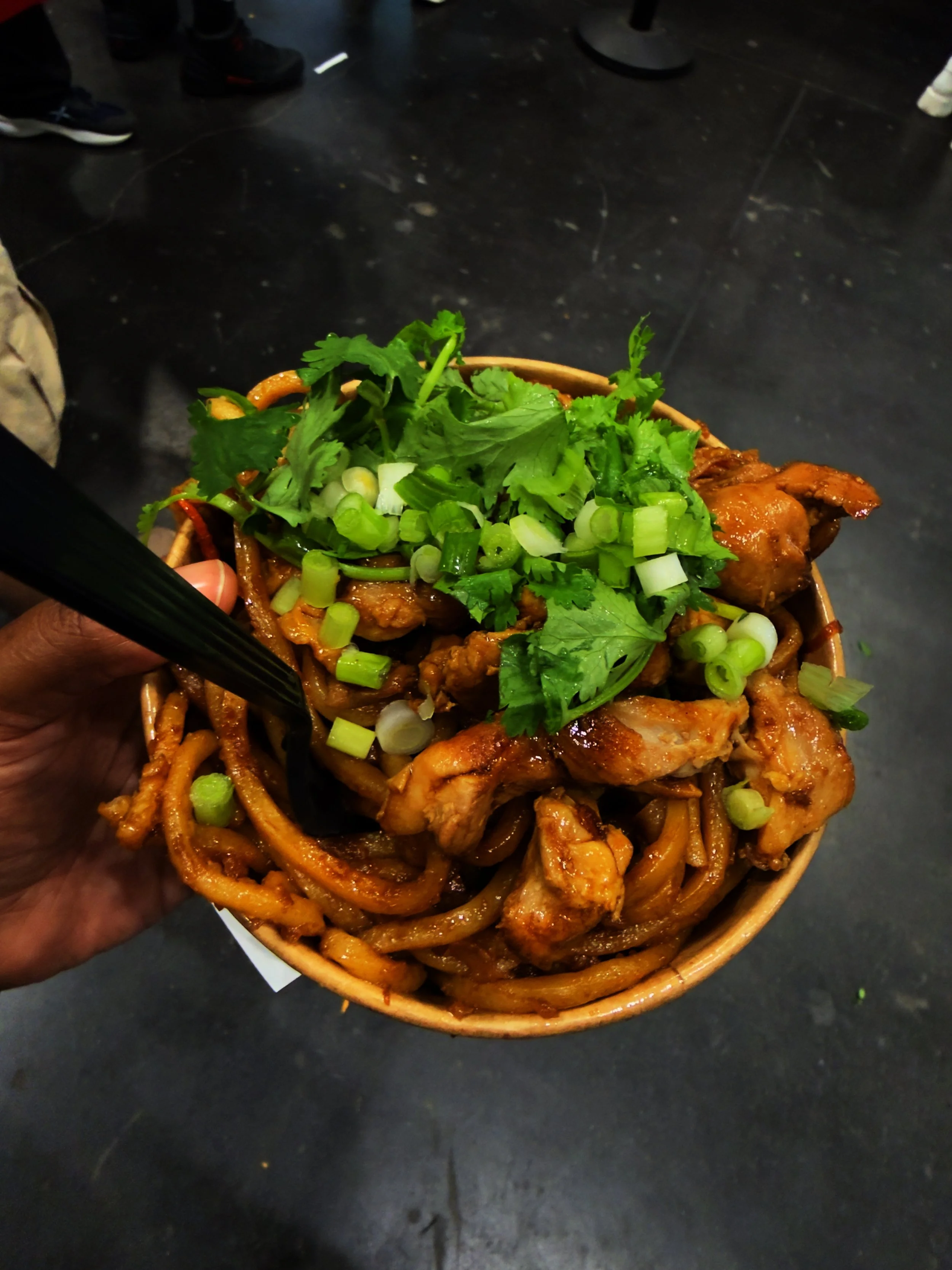 chicken udon from happy l foods at anime nyc 2026