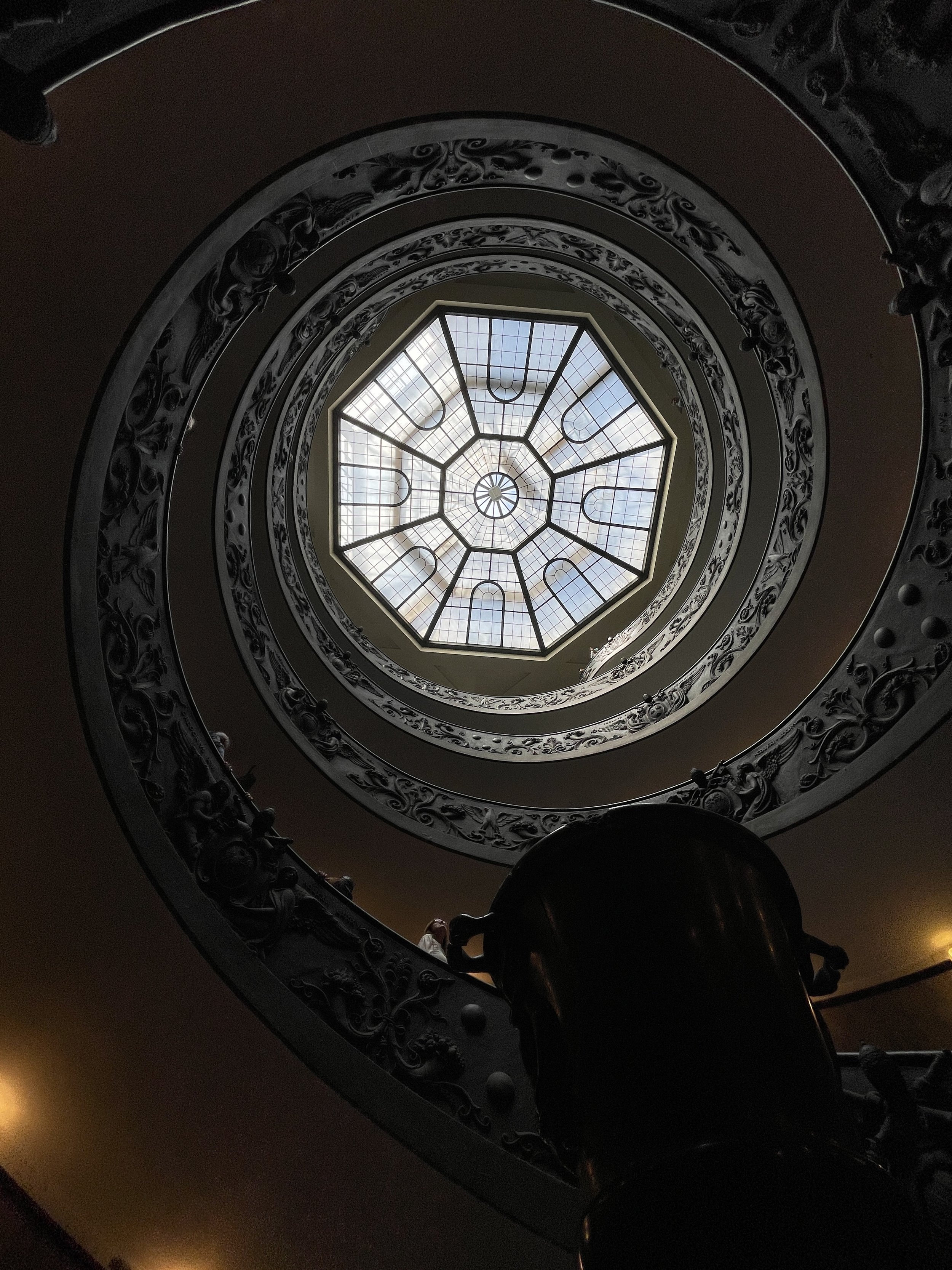Bramante Staircase vatican museums vatican city rome italy