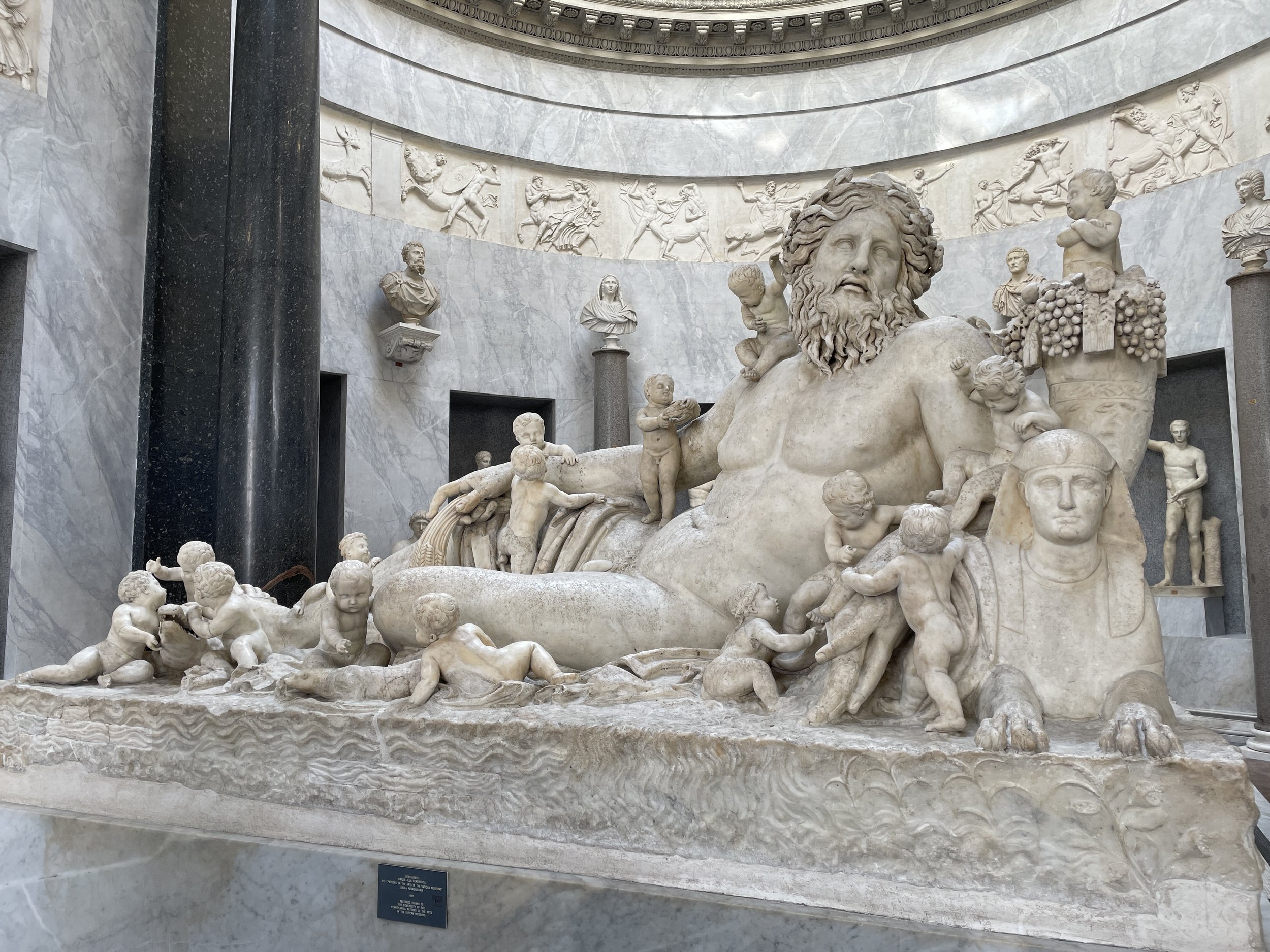chiaramoniti museum inside the vatican museums in vatican city rome italy
