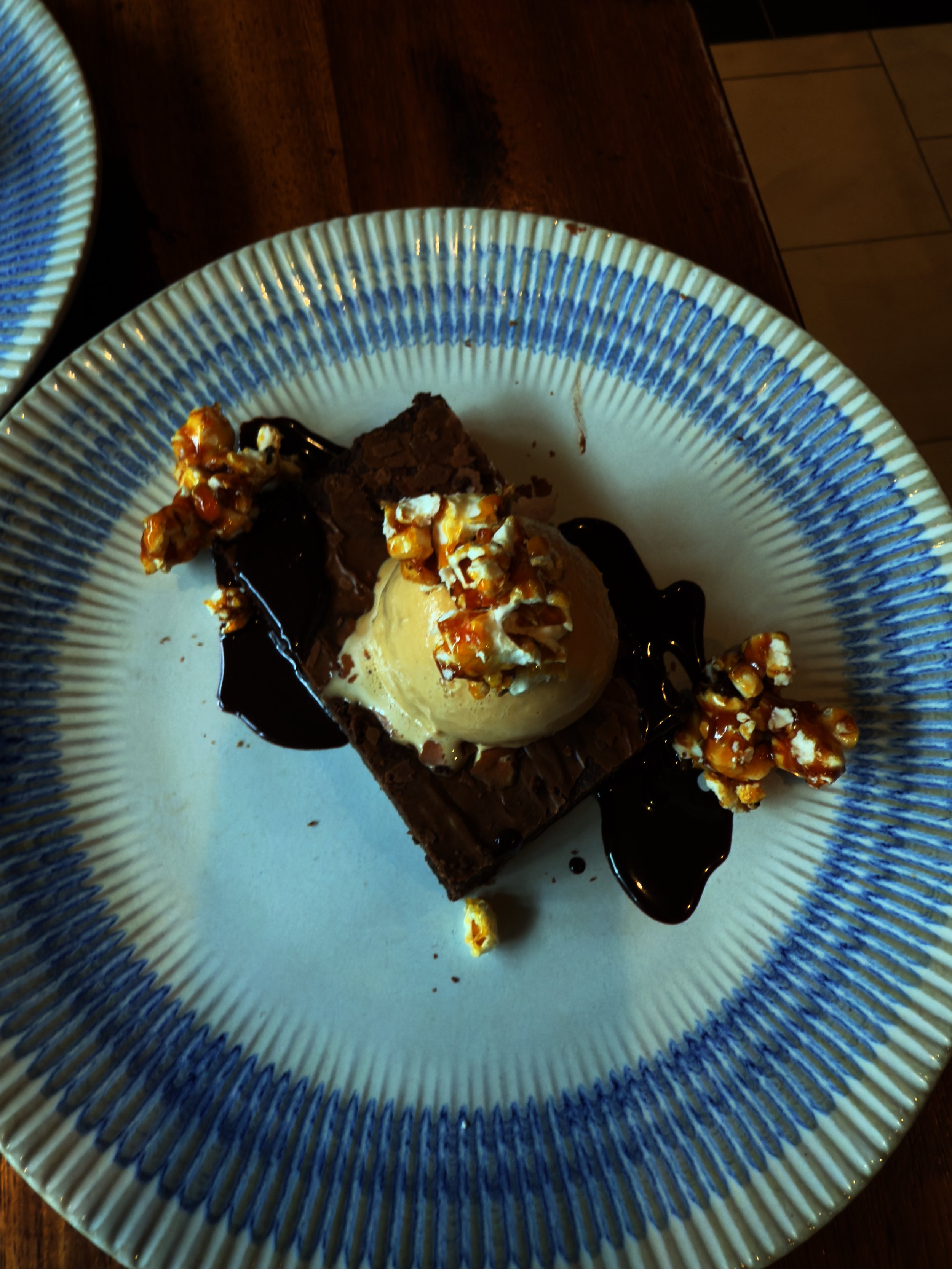 rich dark chocolate brownie Jamies italian on royal caribbean's symphony of the seas
