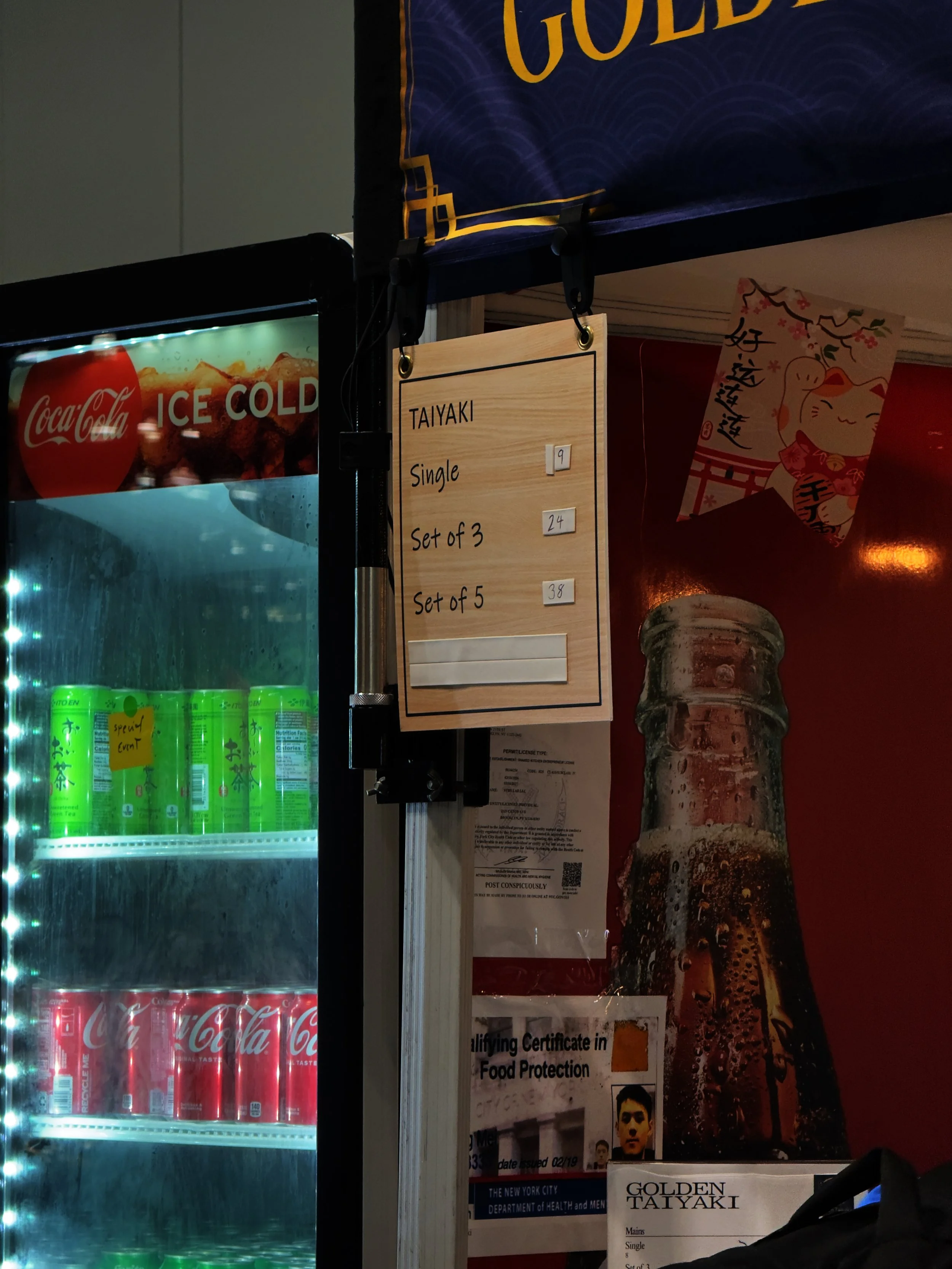 golden taiyaki menu at anime nyc 2026