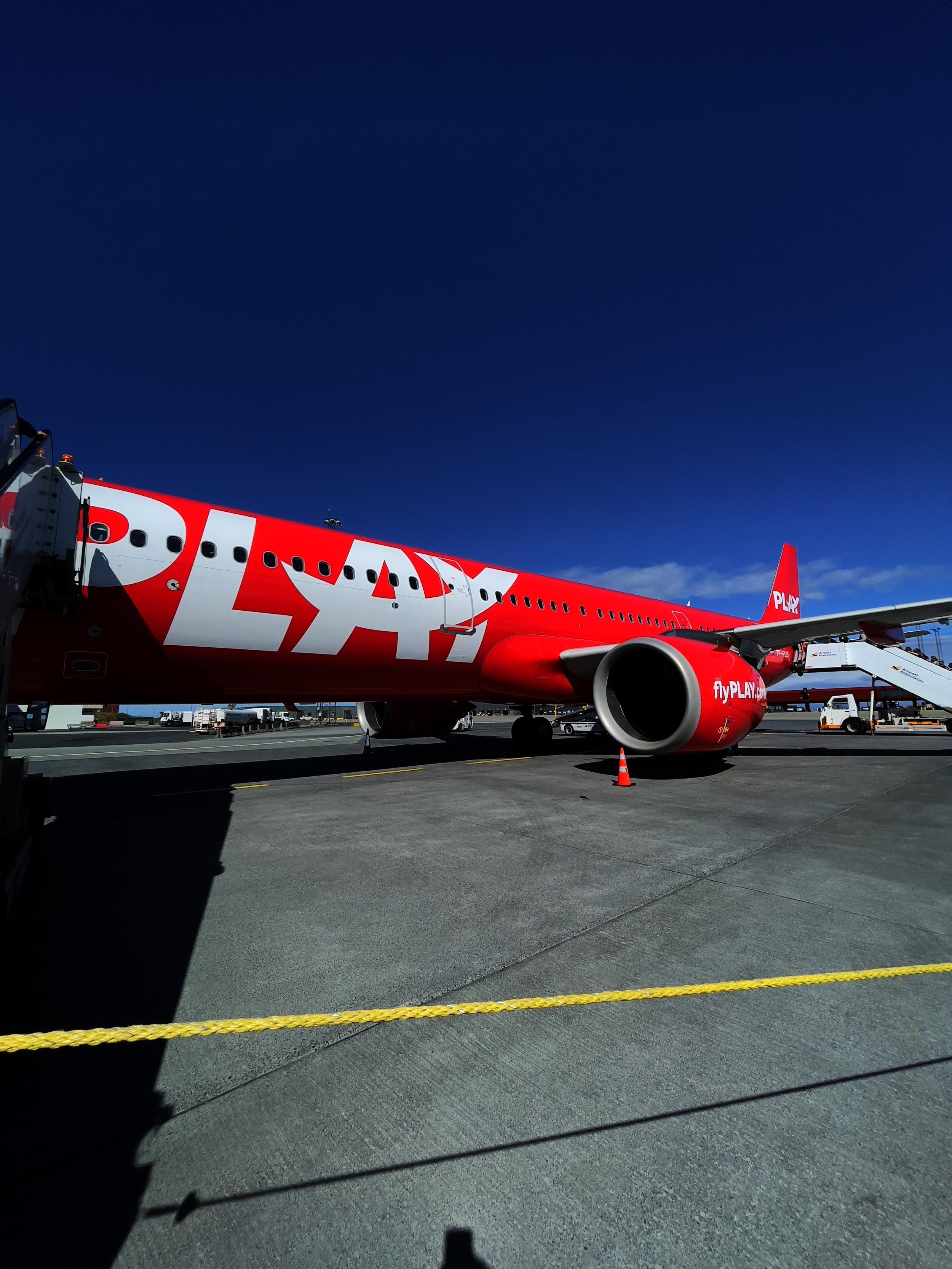 Play Airlines Aibus A321neo at keflavik airport in iceland