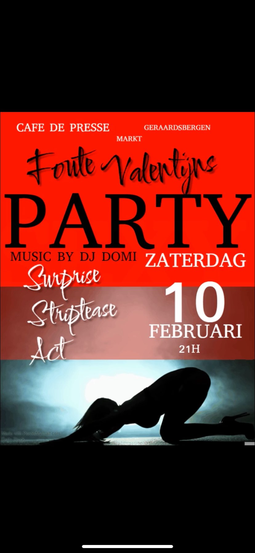 Foute Valentijnsparty Cafe De Presse Geraardsbergen