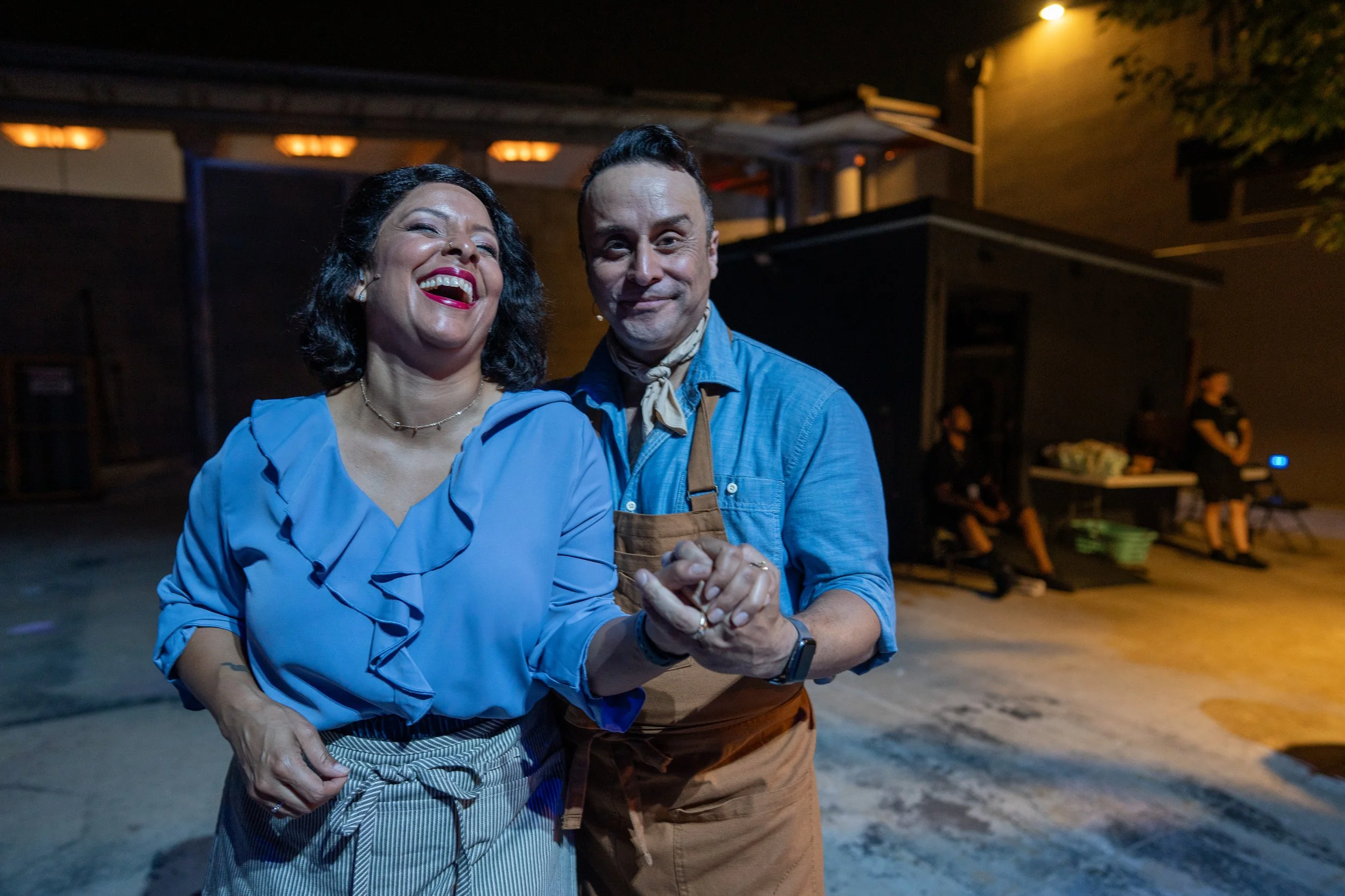 Yaya Vargas and Vincent Ortega La Cage at the Muny