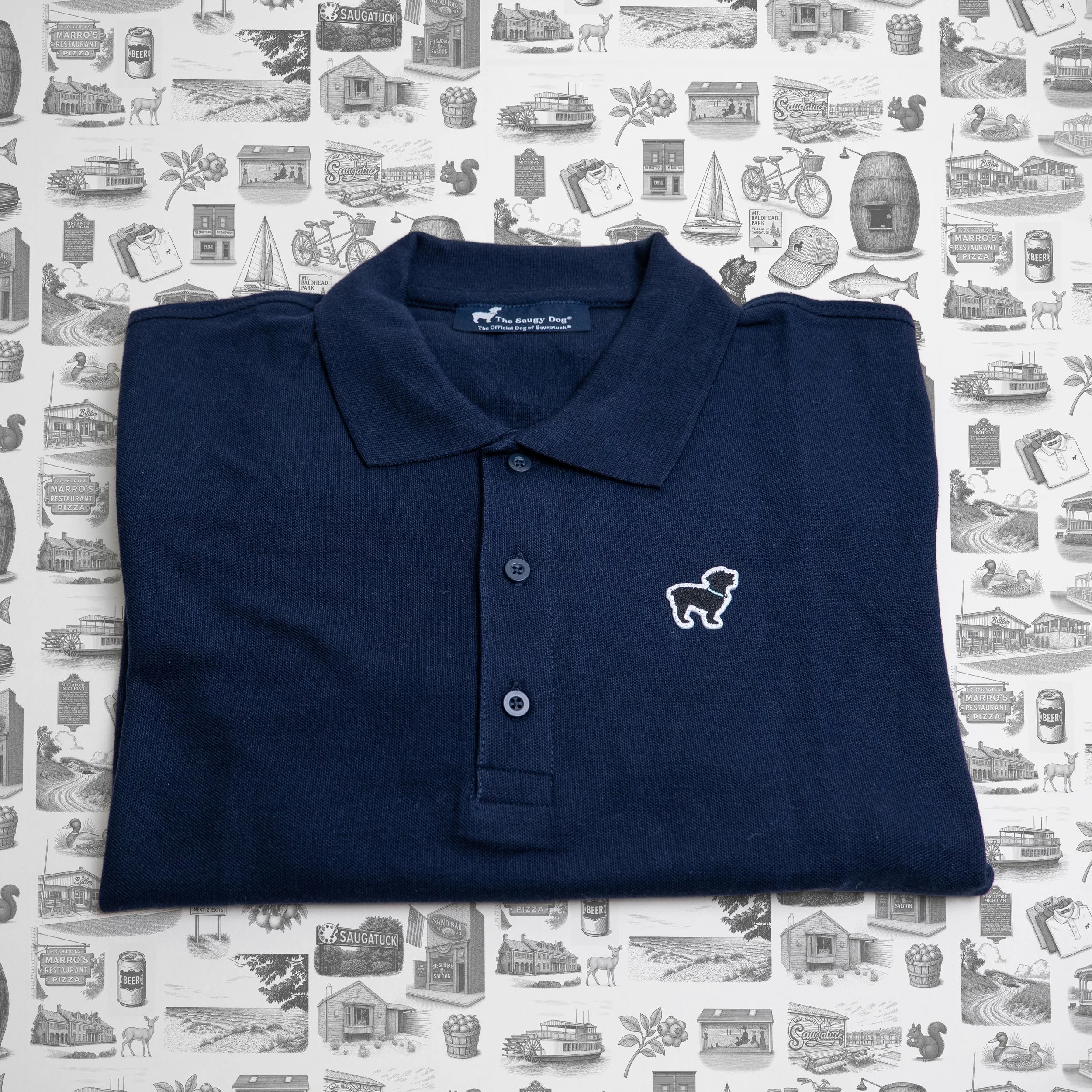 The Saugy Dog® Club Polo