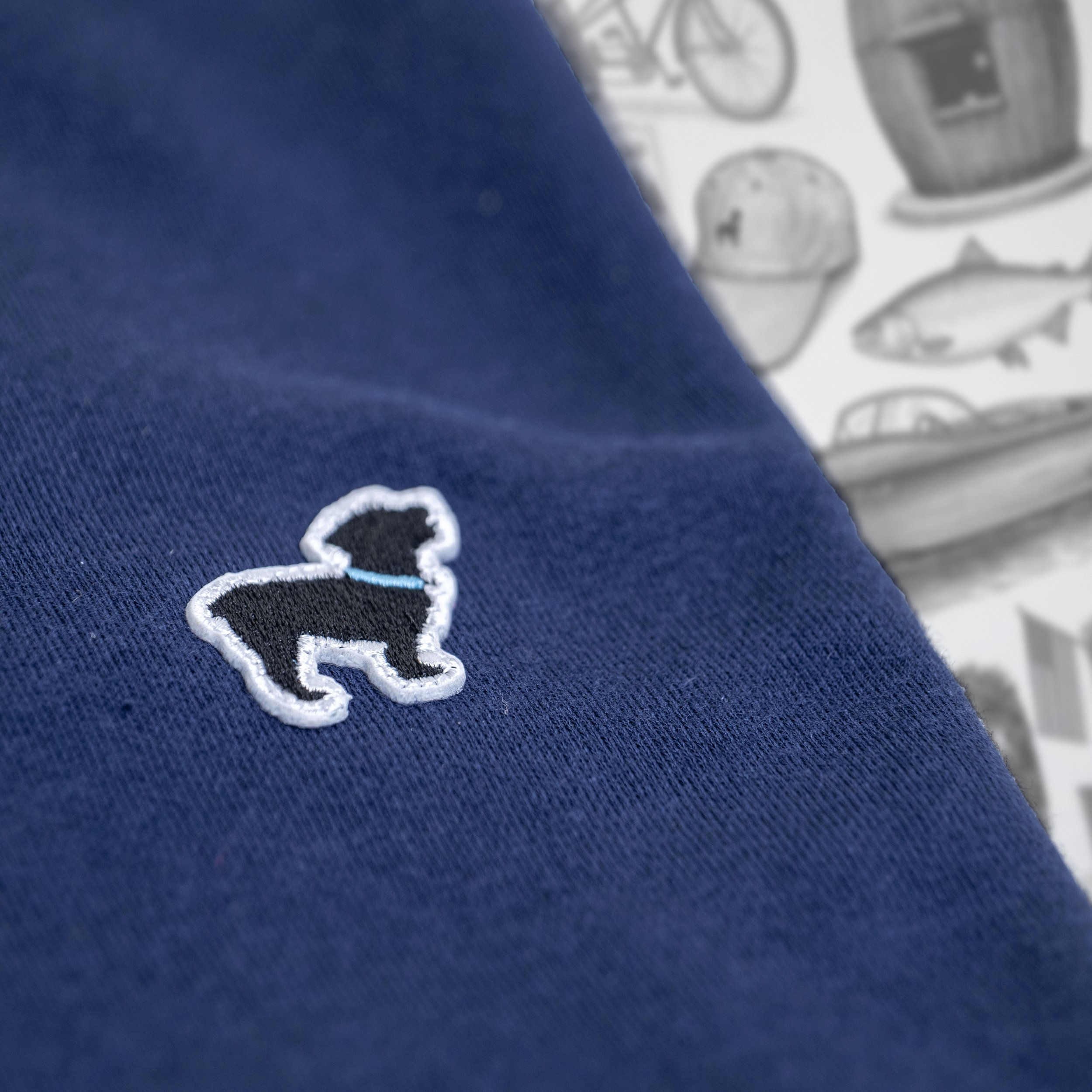 The Saugy Dog_Navy_Quarter_zip_detail.jpg