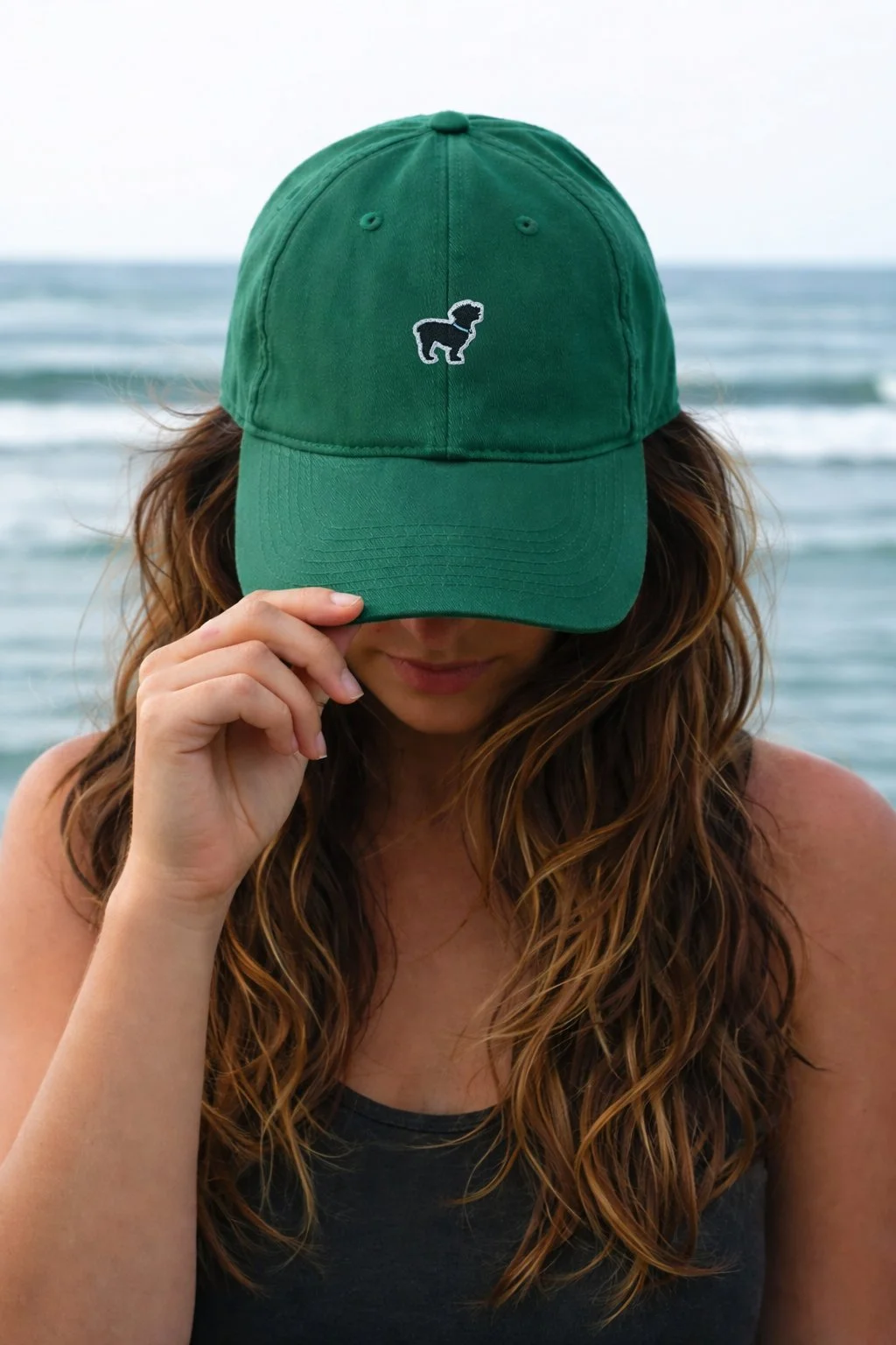 Brushed Twill Chino Hat – The Saugy Dog® | The Official Dog of Saugatuck®