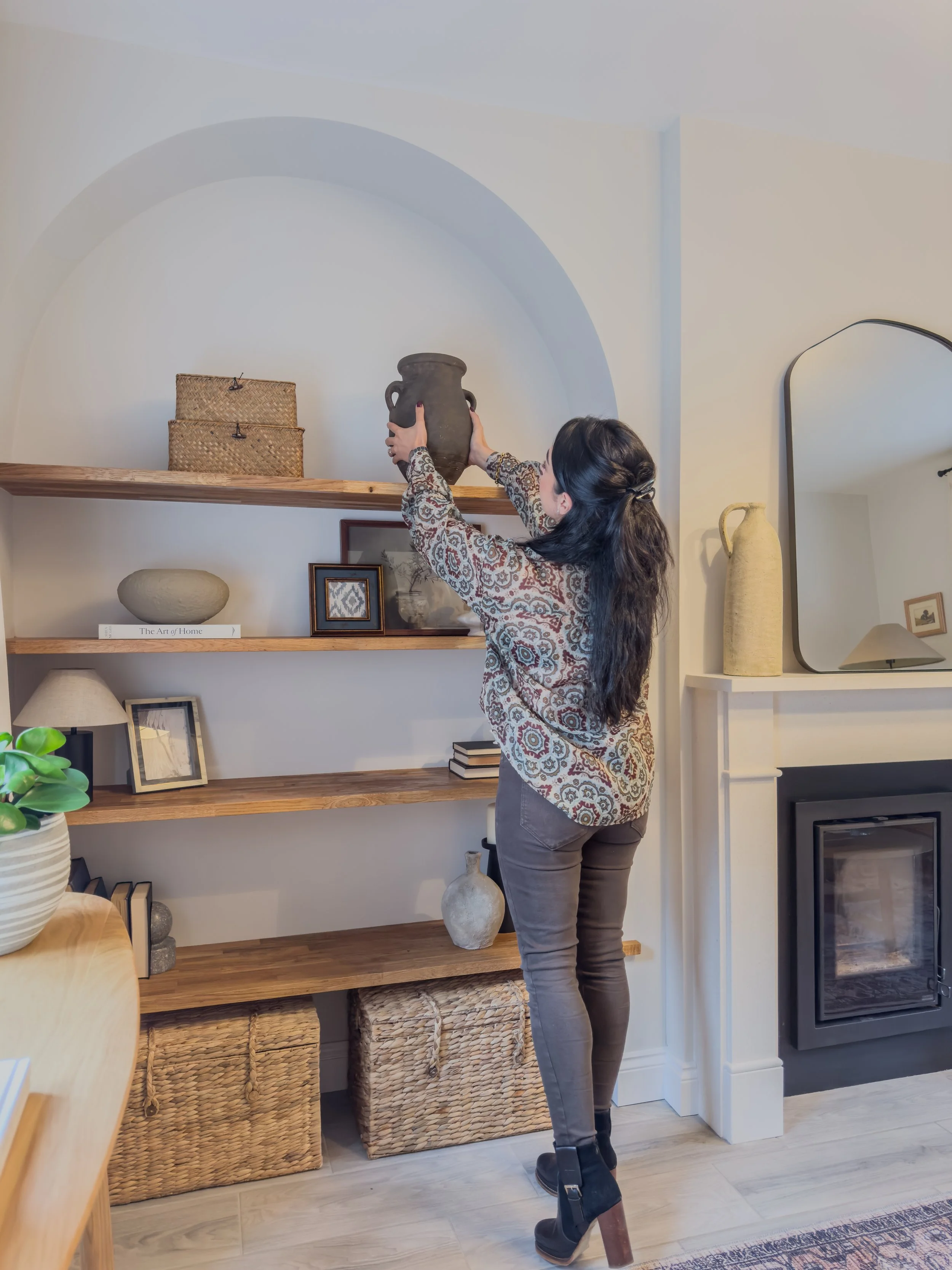 Interior styling detail reflecting a refined, full-service design approach