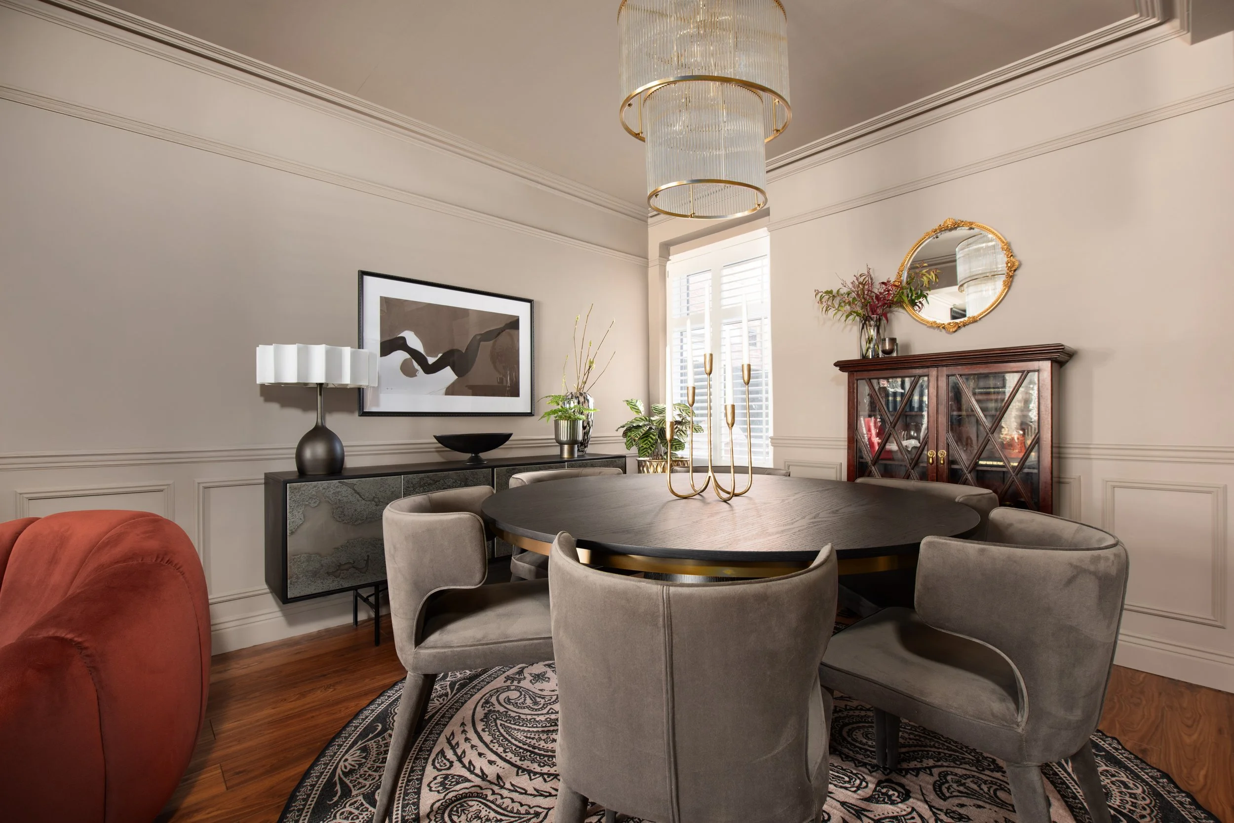 Dining room re-design in Edwardian property by Sarah Ferreira Interiors - Buckinghamshire & London