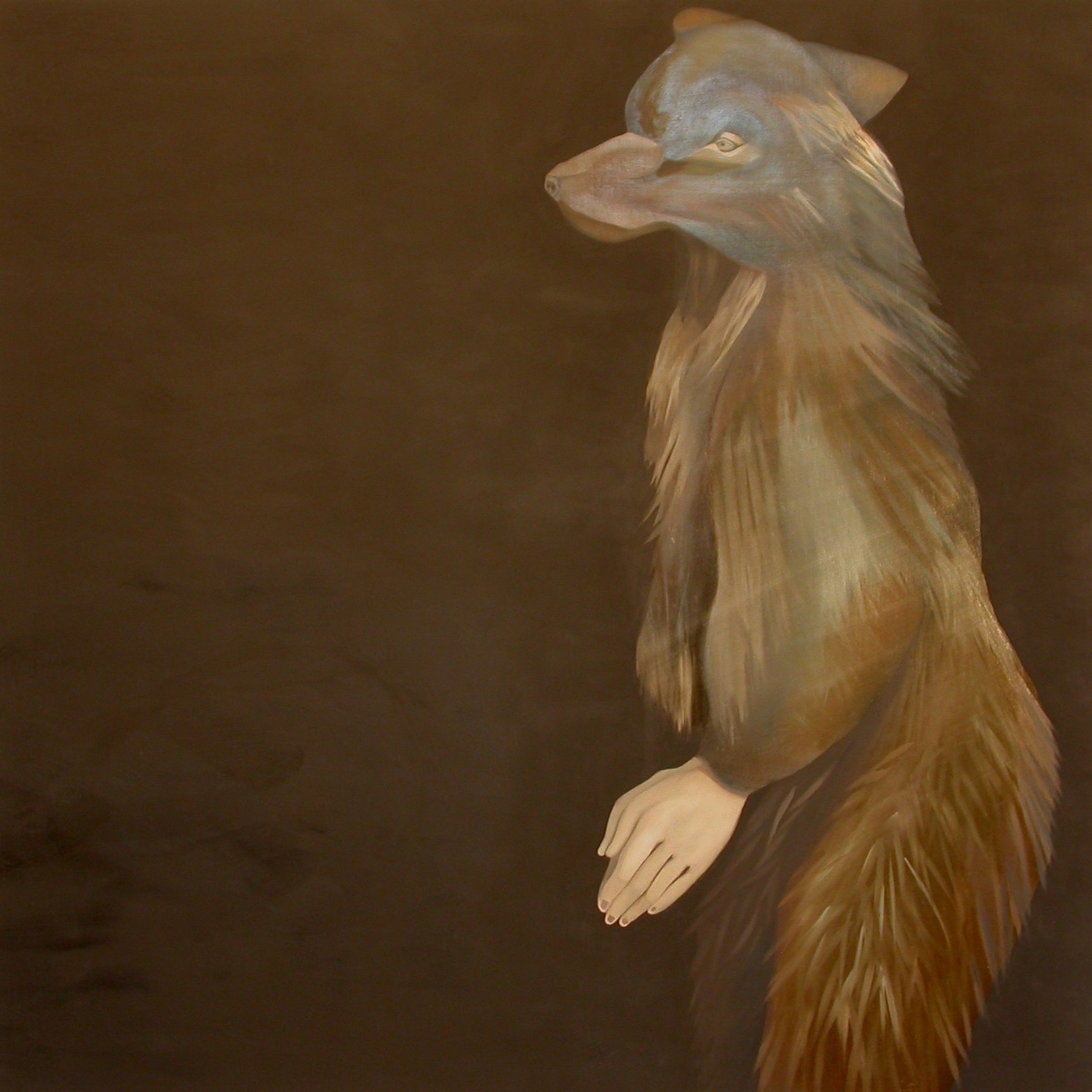 Bear, 2004, oil on panel, 24 x 24 inches