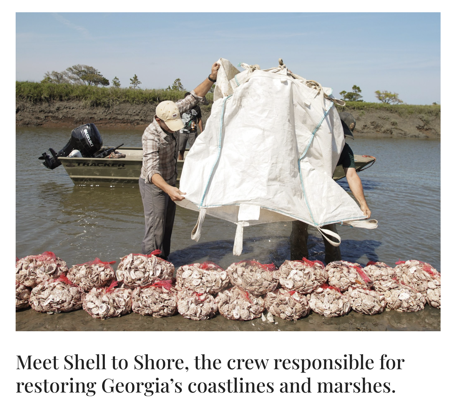 Shoring Up Our Shores: Meet Shell to Shore, the crew responsible for restoring Georgia’s coastlines and marshes.