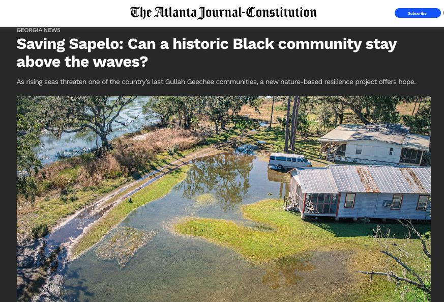 Saving Sapelo: Can a historic Black community stay above the waves?