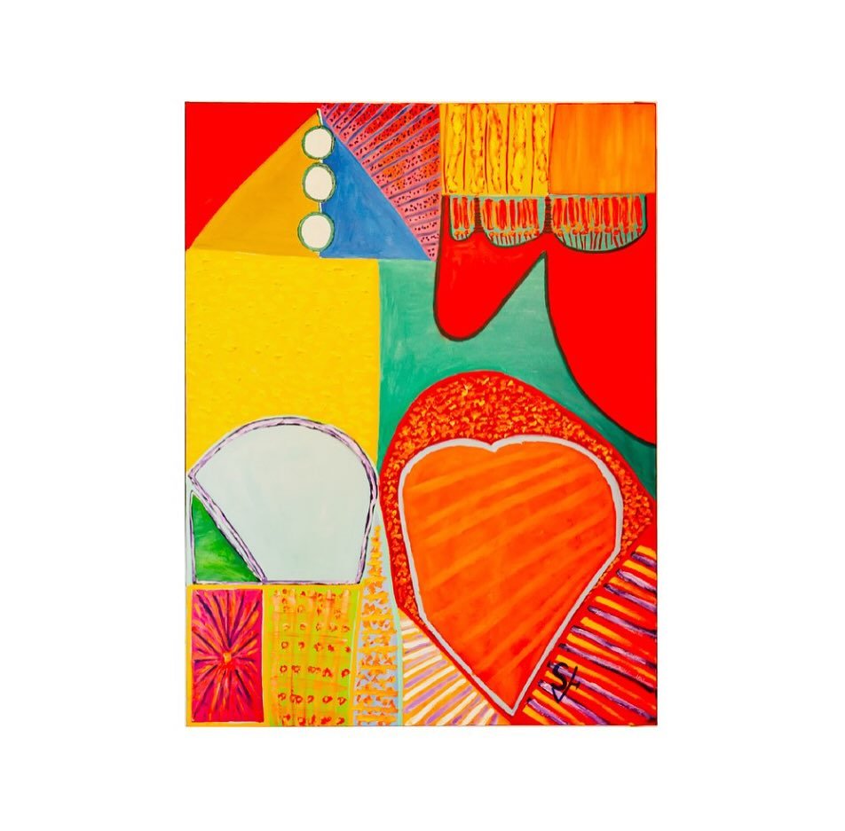 The &ldquo;Healed Broken Heart&rdquo; painting is full of spirit with bright enchanting colors and energized shapes and textures. 

$3,200
Oil on canvas 
3x4&rsquo;

Purchase painting at link in bio. 

#SueLaymanDesigns #MemphisArtwork #InteriorDesig