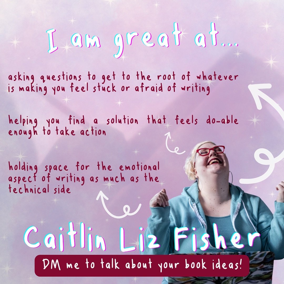 Hi, I&rsquo;m Caitlin Liz Fisher. 

I coach neurodivergent writers and creatives not only from a tangible and logistical standpoint (finding the time, space, and energy to engage with your creativity) but also from the intangible and spiritual side o
