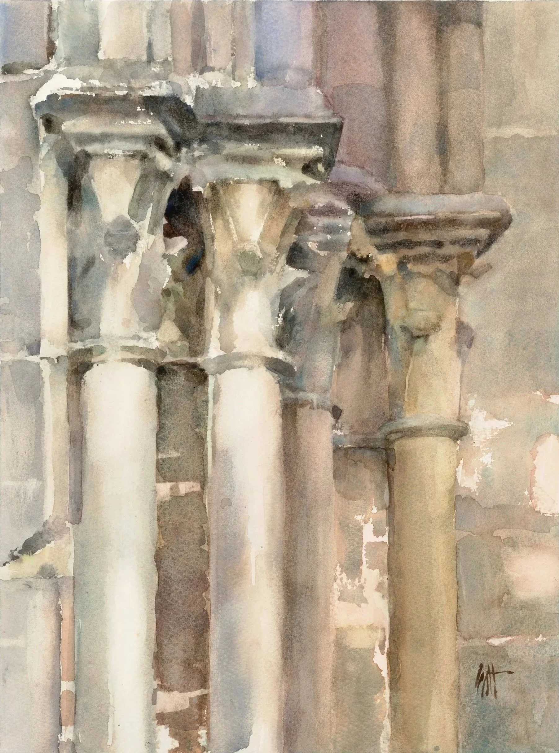 Rouen Engaged Columns