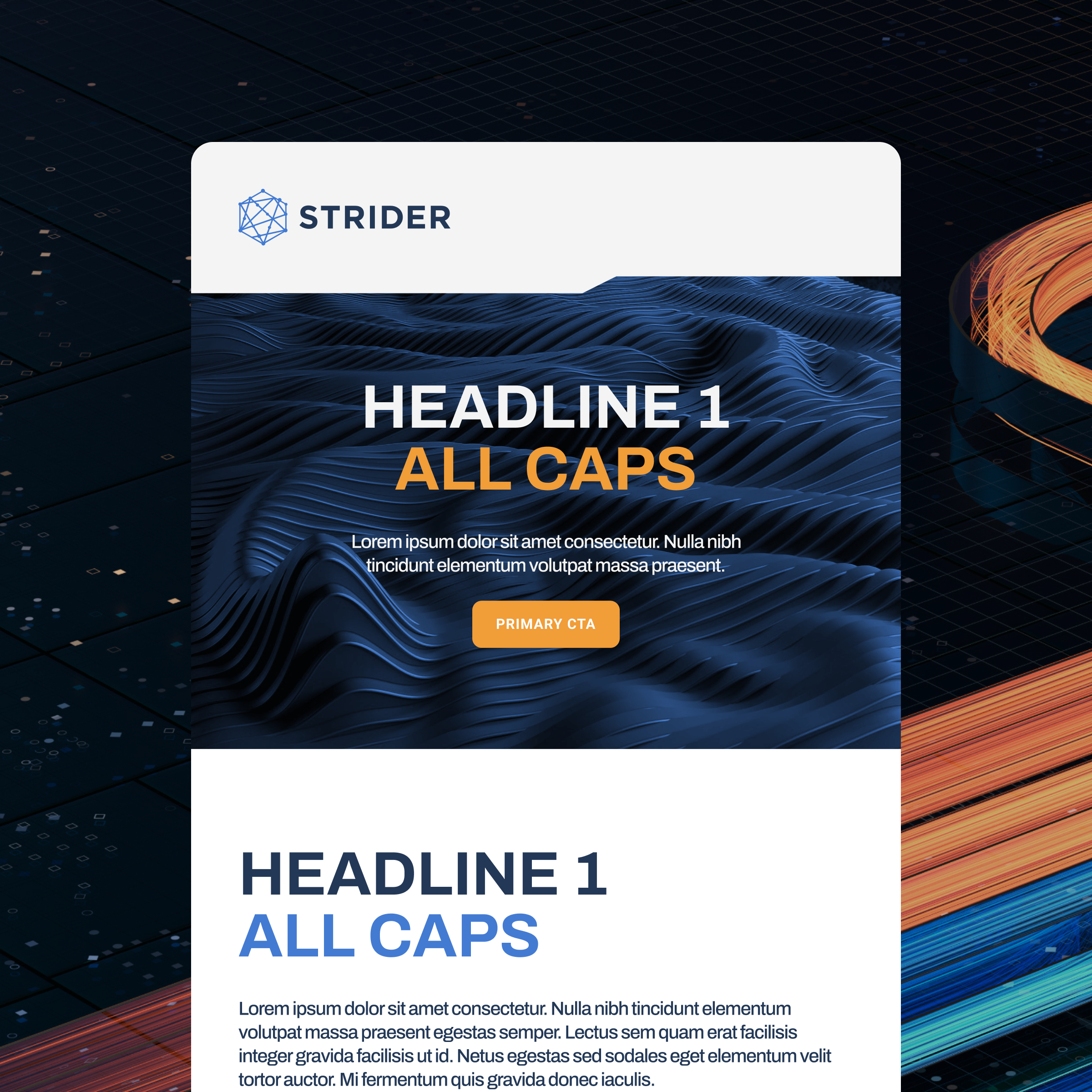Strider email templates