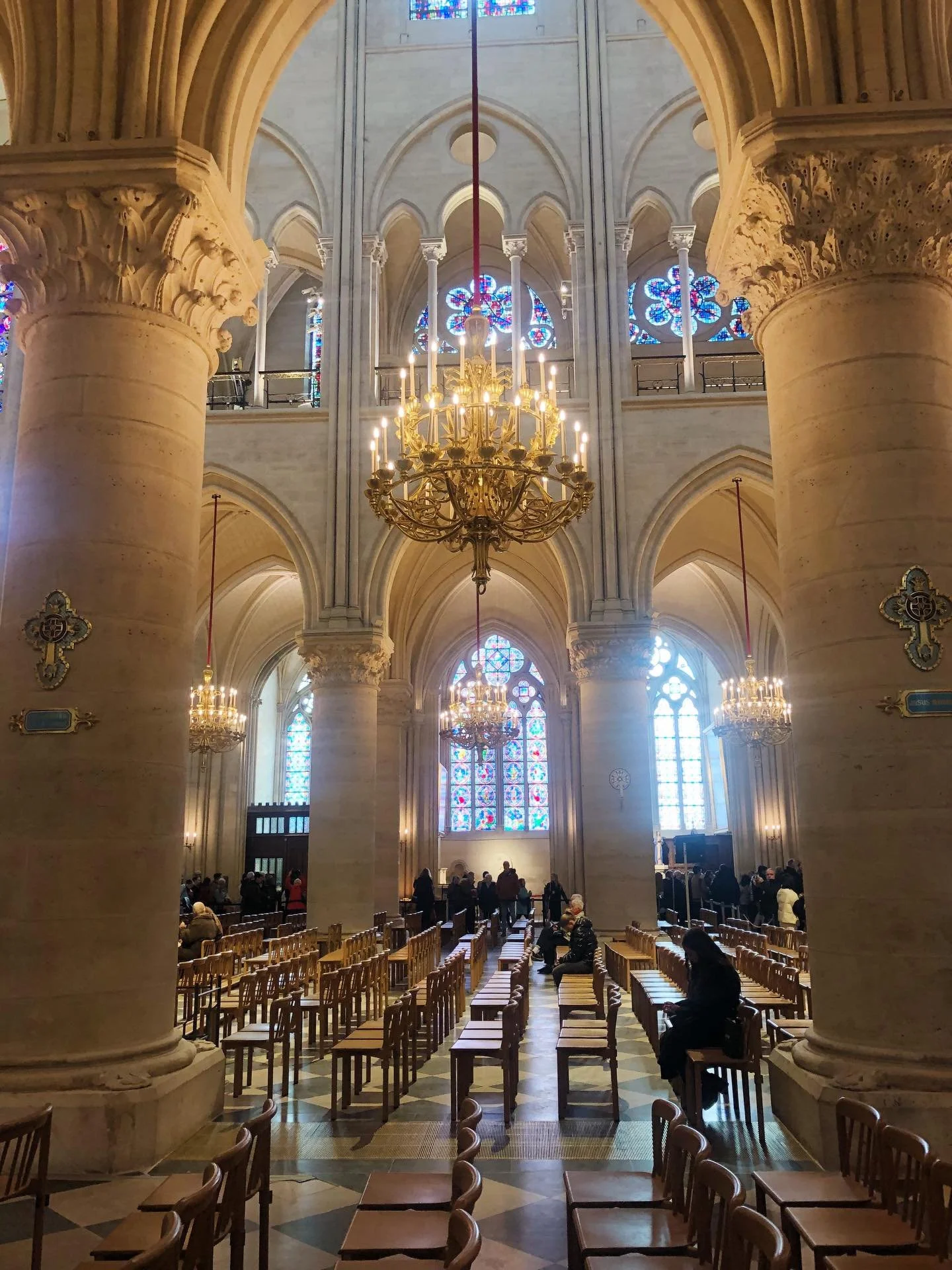 Notre Dame was always beautiful. Now it&rsquo;s stunning. Since the devastating fire in 2019, it was painstakingly restored to its former glory. 

Over 2000 craftsmen were involved in the restoration.

1200 oak trees from the forests of France were u