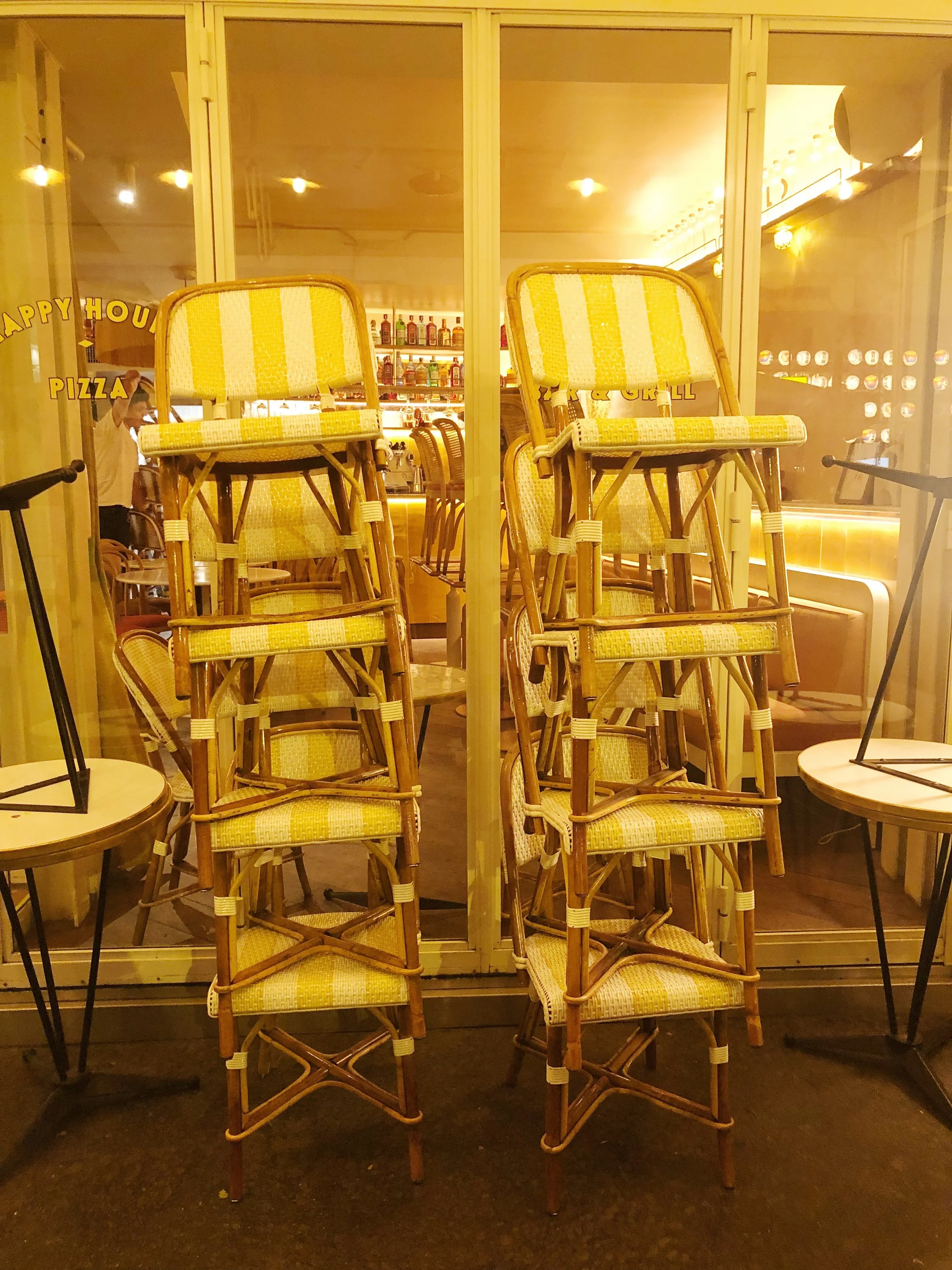 Bistro chairs in Paris