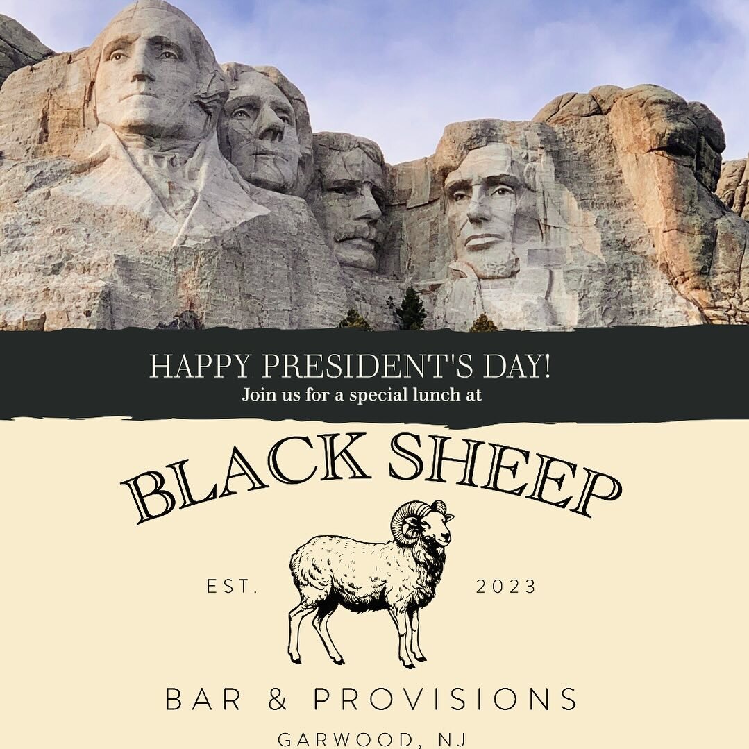This President&rsquo;s Day, we will be open for a special lunch service featuring all American classics! Come celebrate with us and raise a glass, as we honor our Founding Fathers! 

🇺🇸🐏 🎉🍾🥂🎩🇺🇸

#njeats #foodie #njrestaurants #fresh #njspots