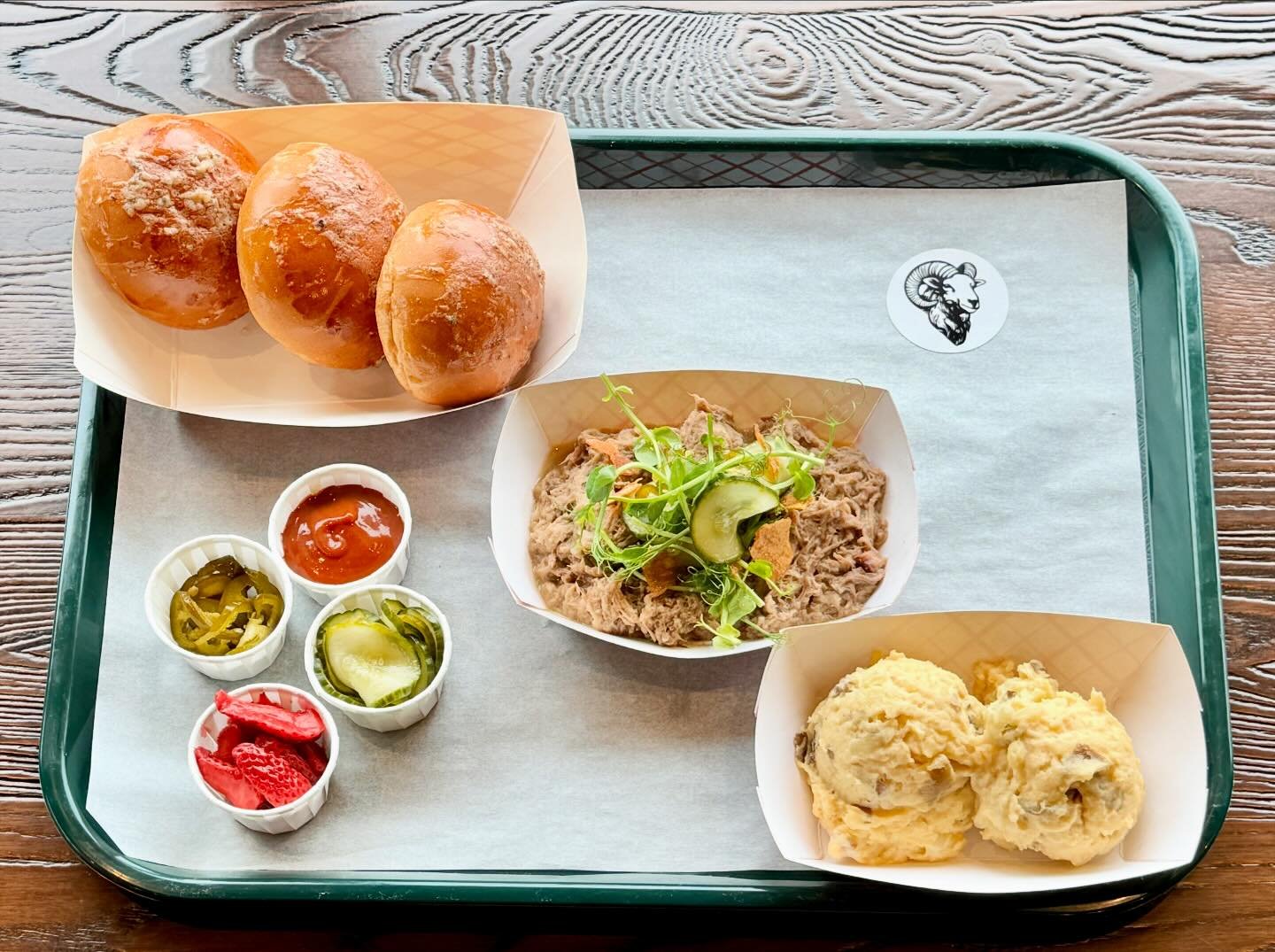 Every Thursday night is BBQ night!  Join us weekly as our chefs prepare classics with a Black Sheep twist. 

Tonight is pulled pork shoulder, homemade strawberry BBQ sauce, brioche sliders, potato salad and a trio of house pickles. 

#njeats #foodie 
