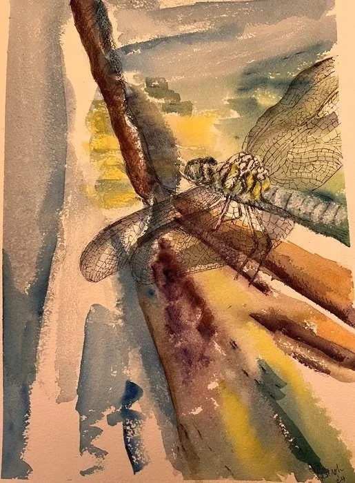 "Micro to Macro" Laura Haberstroh Mixed Media - Watercolor 14" x 10"  
2024 $400 