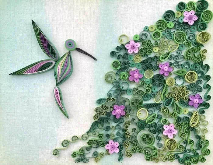 "Whir" 
Alison Armour Paper and Alcohol Inks on Canvas 15" x 12" 
2022 $350 