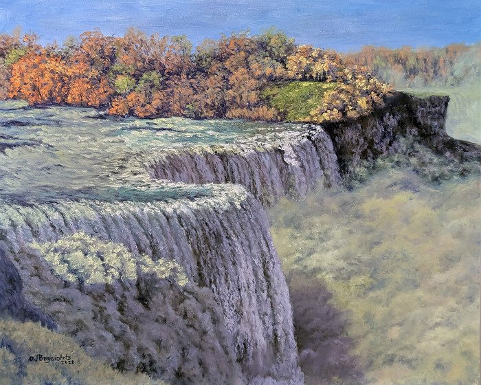 "Niagara Falls - Power and Beauty" Jed Baguio Oil 16" x 20" 
2025 $499 